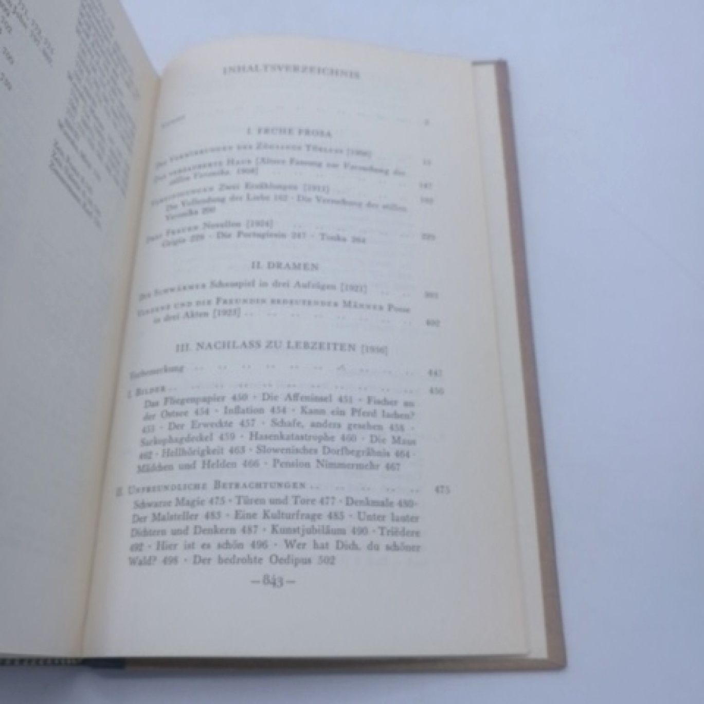 Musil, Robert: Drei [3] Bände Robert Musi. Herausgegeben von Adolf Frisé. Der Mann ohne Eigenschaften / Prosa, Dramen, Späte Briefe / Tagebücher, Aphorismen, Essays und Reden.