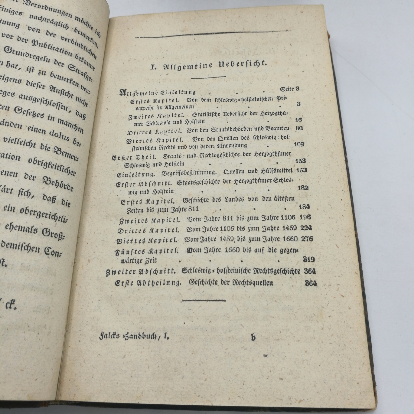 Falck, Dr. R.: Handbuch des Schleswig-Holsteinischen Privatrechts. Band 1-4 (=5 Bde in 4 Büchern)