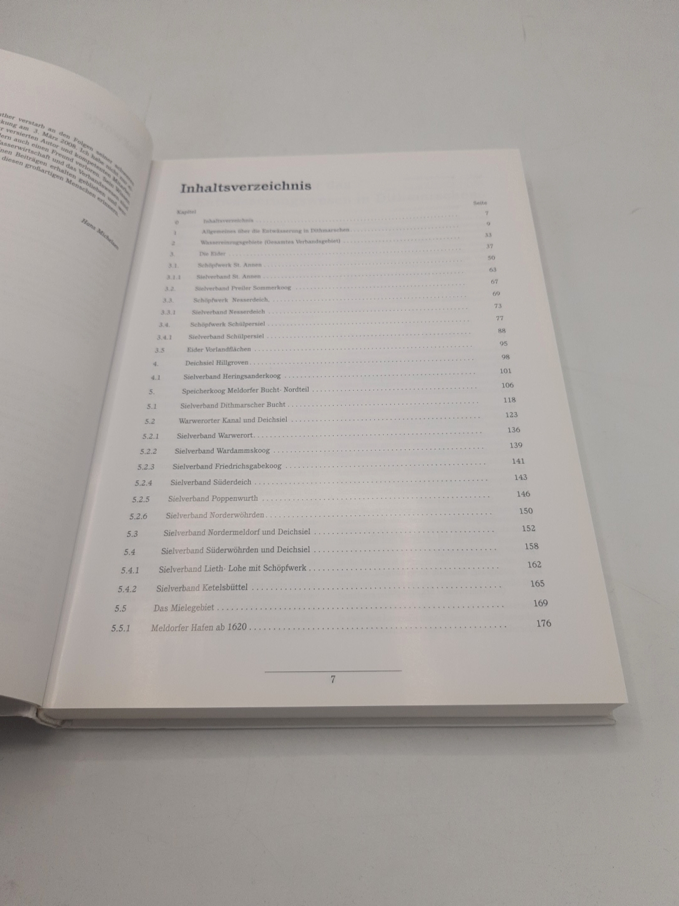 Michelsen, Hans: Chronik des Deich- und Hauptsielverbandes Dithmarschen Band 1+ 2 (=2 Bände)