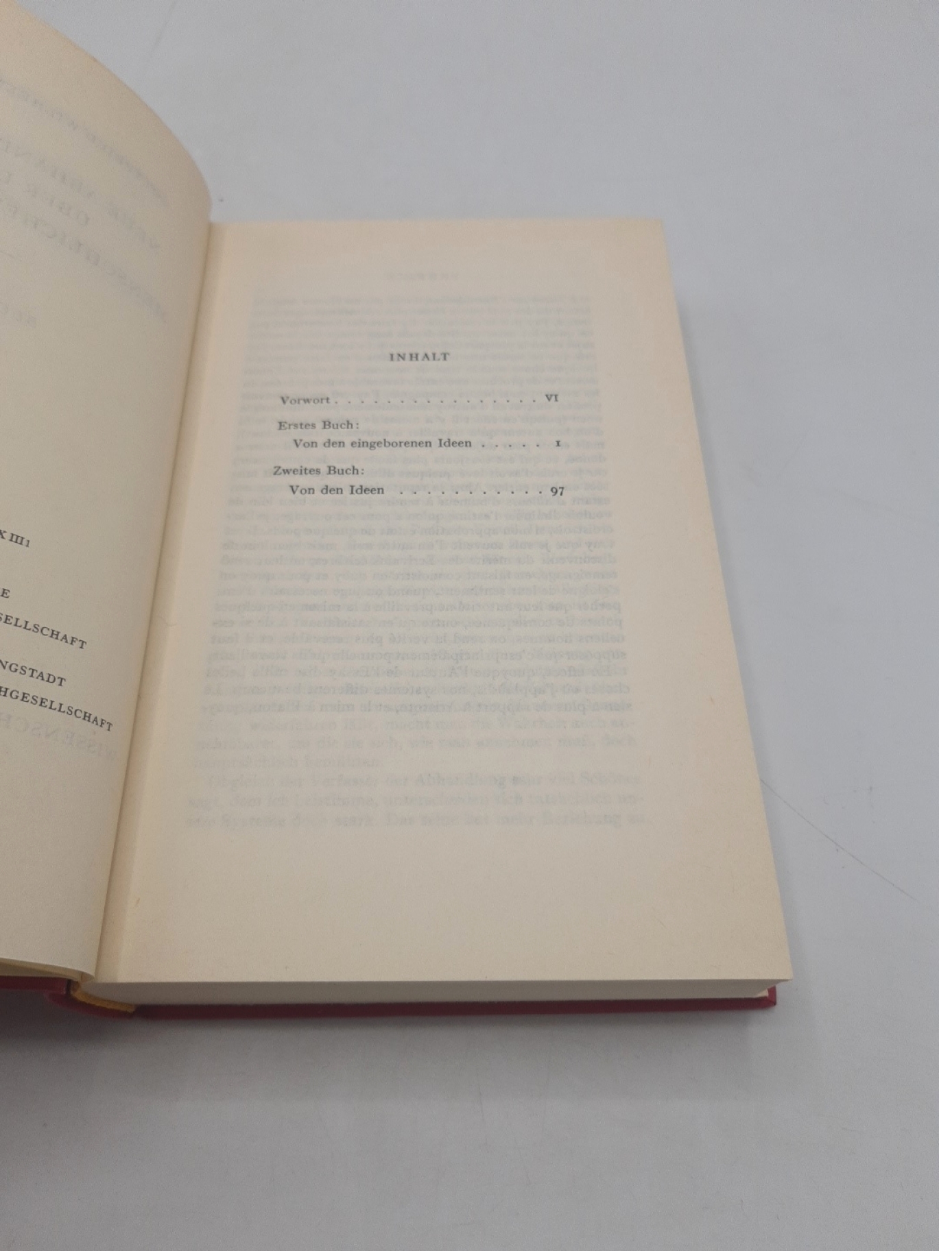 Leibniz, Gottfried Wilhelm: Neue Abhandlungen über den Menschlichen Verstand: Buch I-II. Nouveaux Essais sur l'entendement Humain. Livre I-II. Gottfried Wilhelm Leibniz. Philosophische Schriften. Band III [3]. Erste Hälfte