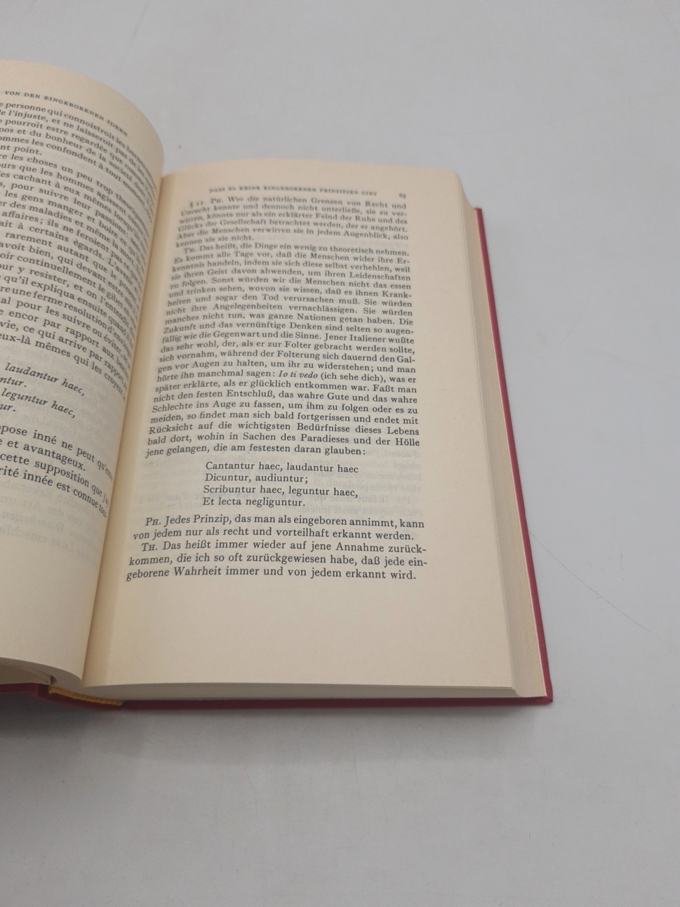 Leibniz, Gottfried Wilhelm: Neue Abhandlungen über den Menschlichen Verstand: Buch I-II. Nouveaux Essais sur l'entendement Humain. Livre I-II. Gottfried Wilhelm Leibniz. Philosophische Schriften. Band III [3]. Erste Hälfte