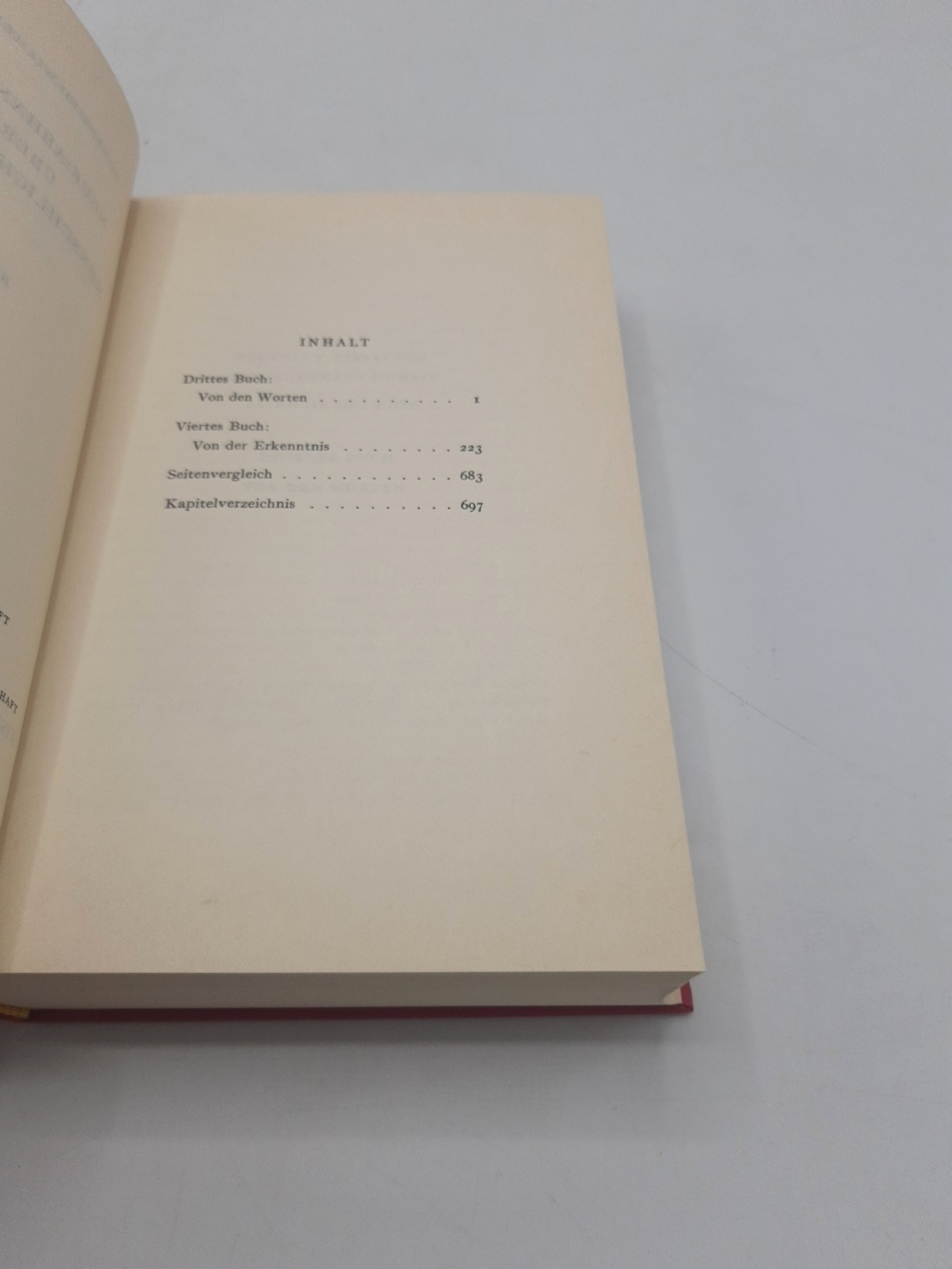 Leibniz, Gottfried Wilhelm: Neue Abhandlungen über den Menschlichen Verstand: Buch III-IV. Nouveaux Essais sur l'entendement Humain. Livre III-IV. Gottfried Wilhelm Leibniz. Philosophische Schriften. Band III [3]. Zweite Hälfte