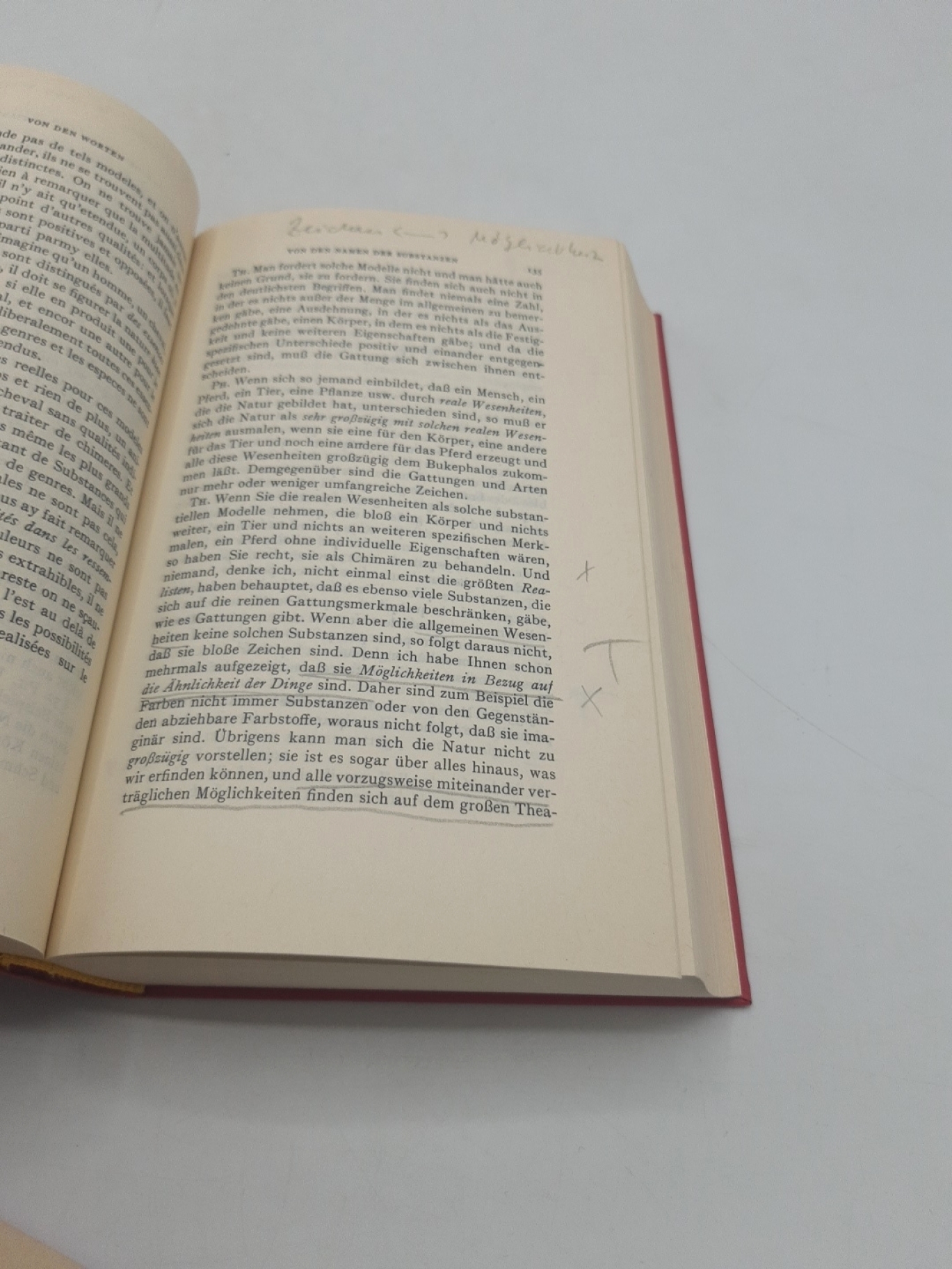 Leibniz, Gottfried Wilhelm: Neue Abhandlungen über den Menschlichen Verstand: Buch III-IV. Nouveaux Essais sur l'entendement Humain. Livre III-IV. Gottfried Wilhelm Leibniz. Philosophische Schriften. Band III [3]. Zweite Hälfte