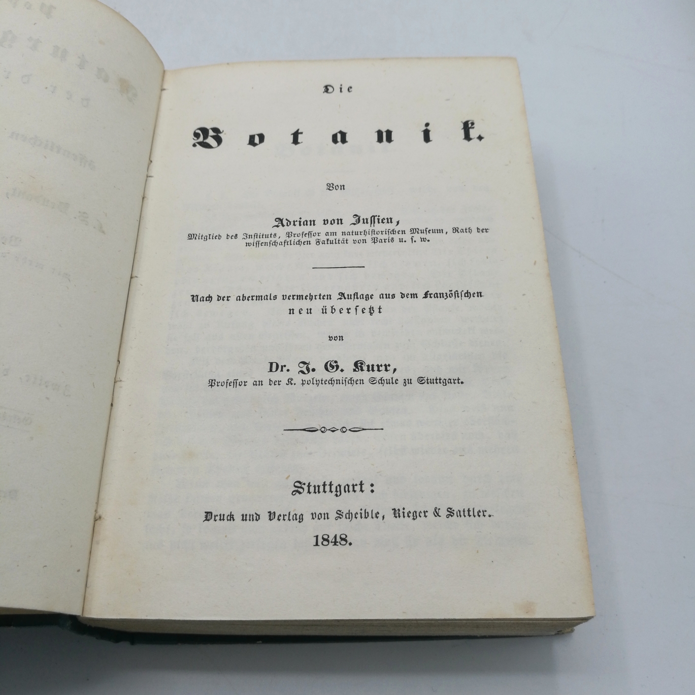 Beudant, F.S.: Populäre Naturgeschichte der drei Reiche für den öffentlichen und Privatunterricht. 3 Bände (=vollst.)