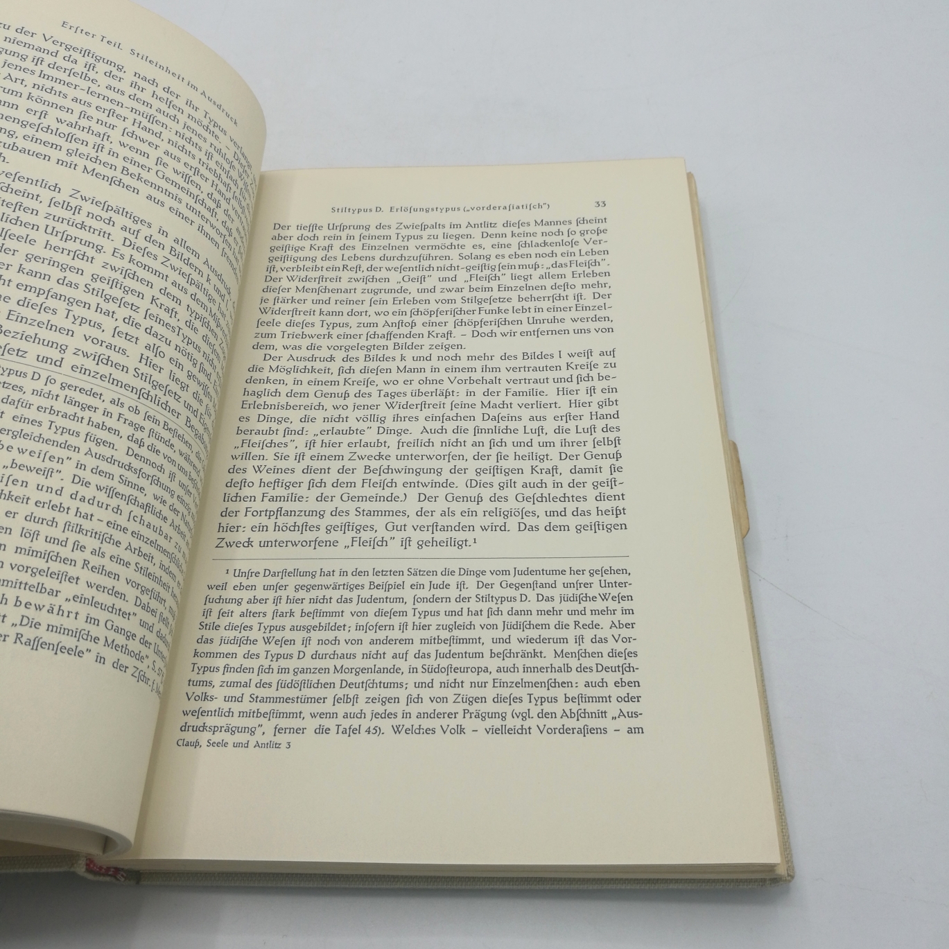 Clauß, Ludwig Ferdinand: Von Seele und Antlitz der Rassen und Völker Eine Einführung in die vergleichende Ausdrucksforschung.