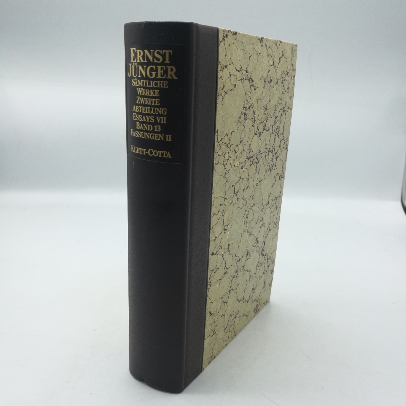 Ernst Jünger: Sämtliche Werke. Vom Autor signierte und in Halbleder gebundene Vorzugsausgabe. Numeriert: Nummer 124 von 250