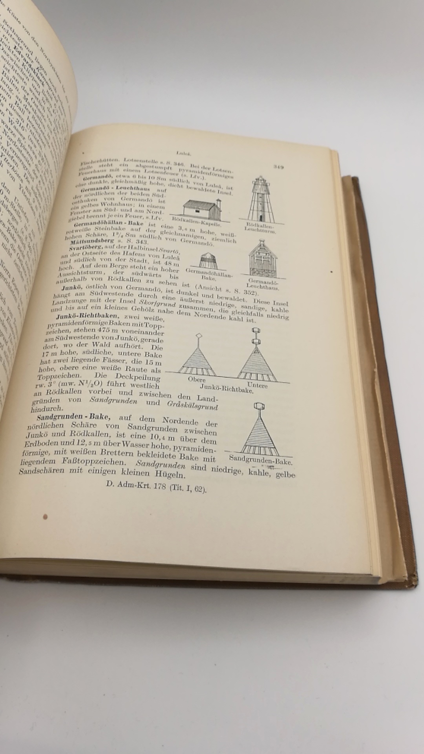 Reichs-Marine-Amt: Ostsee-Hanbuch Nördlicher Teil 1916 INLUSIVE: Erste [1.] Kriegsergänzung Abgeschlossen mit "Nachrichten für Seefahrer" Ausgabe 52 vom 25. November 1916