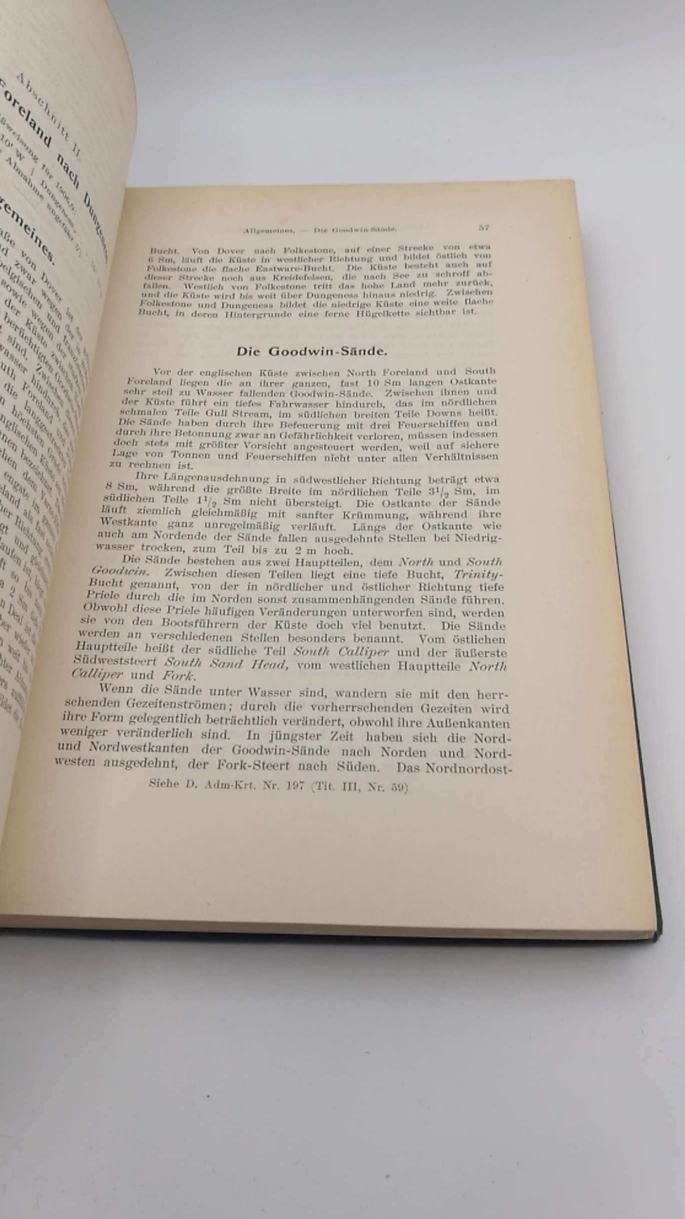 Reichs-Marine-Amt: Segelhandbuch für den Englischen Kanal. I. [1.] Teil: Die Südküste Englands.