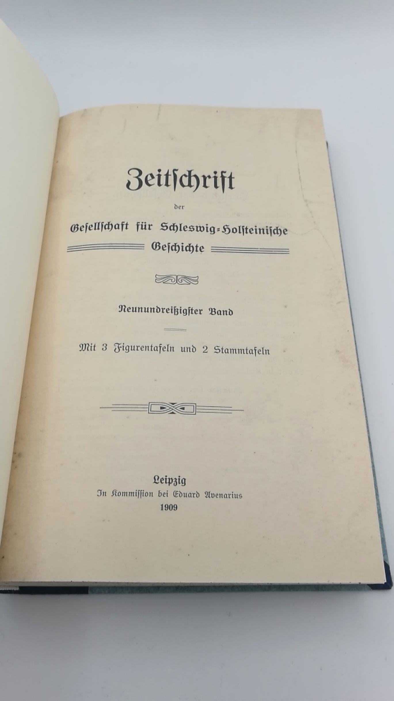 Gesellschaft für Schleswig-Holsteinische Geschichte (Hrsg.), : Zeitschrift der Gesellschaft für Schleswig-Holsteinische Geschichte. Neununddreißigster [39.] Band. 