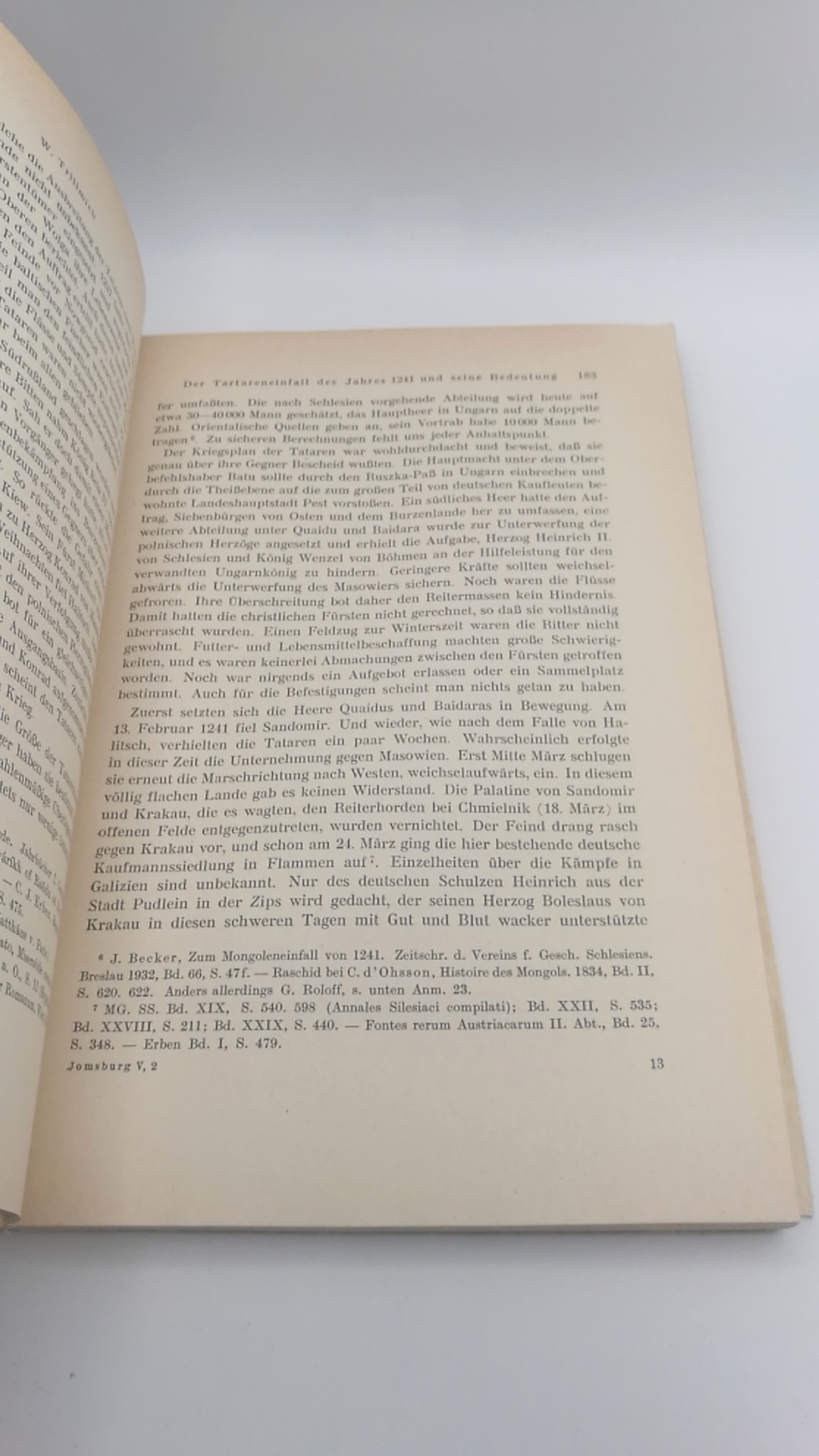 Papritz, Johannes (Hrsg.): Jomsburg. Völker und Staaten im Osten und Norden Europas. Vierteljahresschrift. Heft 2 Jahrgand 5 (1941).