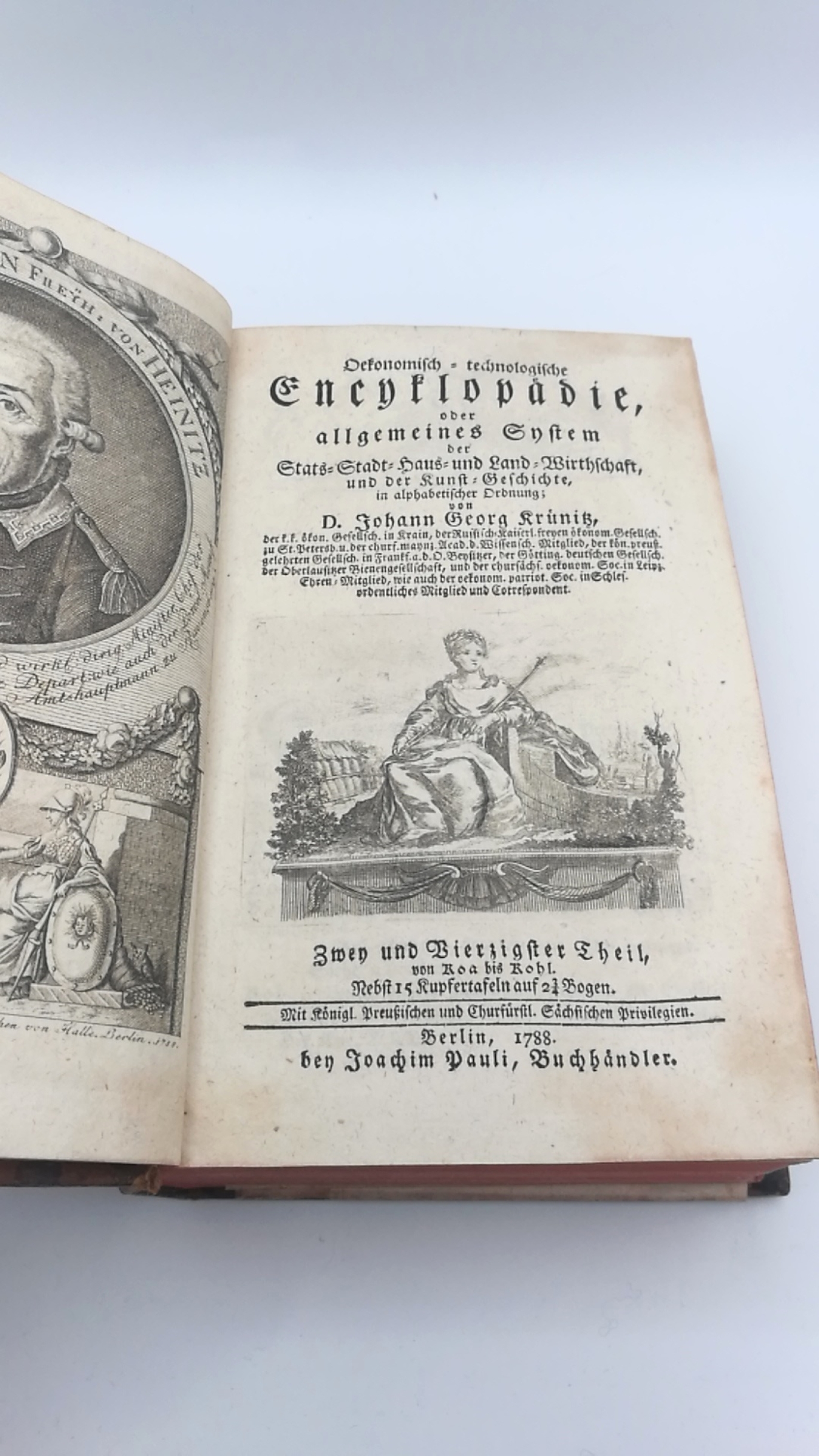 Krünitz, Johann Georg: Oeconomische Encyklopädie. Zwey und Vierzigster [42.] Theil von Koa bis Kohl oder allgemeines System der Staats- Stadt- Haus- und Landwirthschaft, in alphabetischer Ordnung.