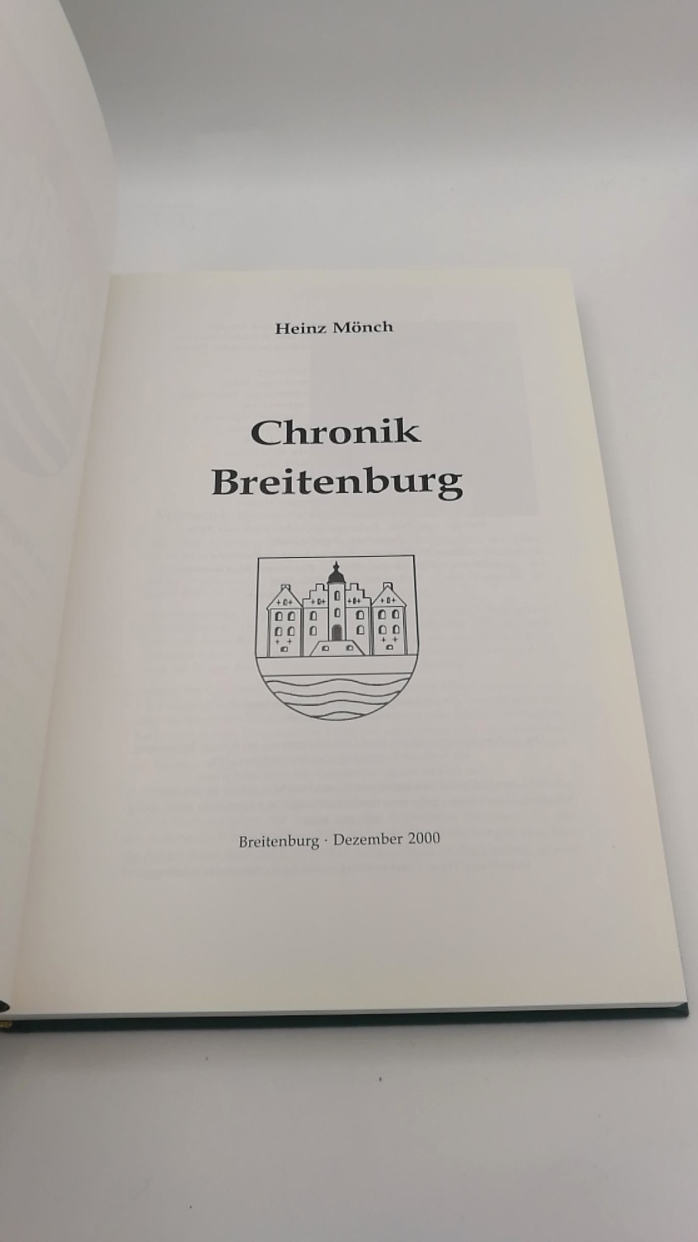 Mönch, Heinz: Chronik Breitenburg Gemeinde Breitenburg