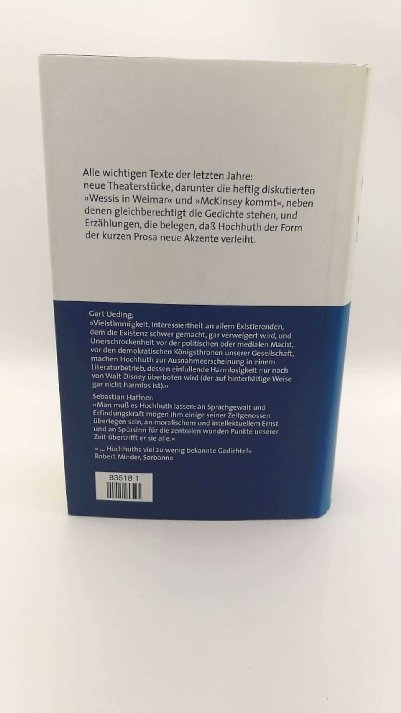 Heepe, Hans Georg (Hrsg.): Hochhuth. Neue Dramen, Gedichte, Prosa.