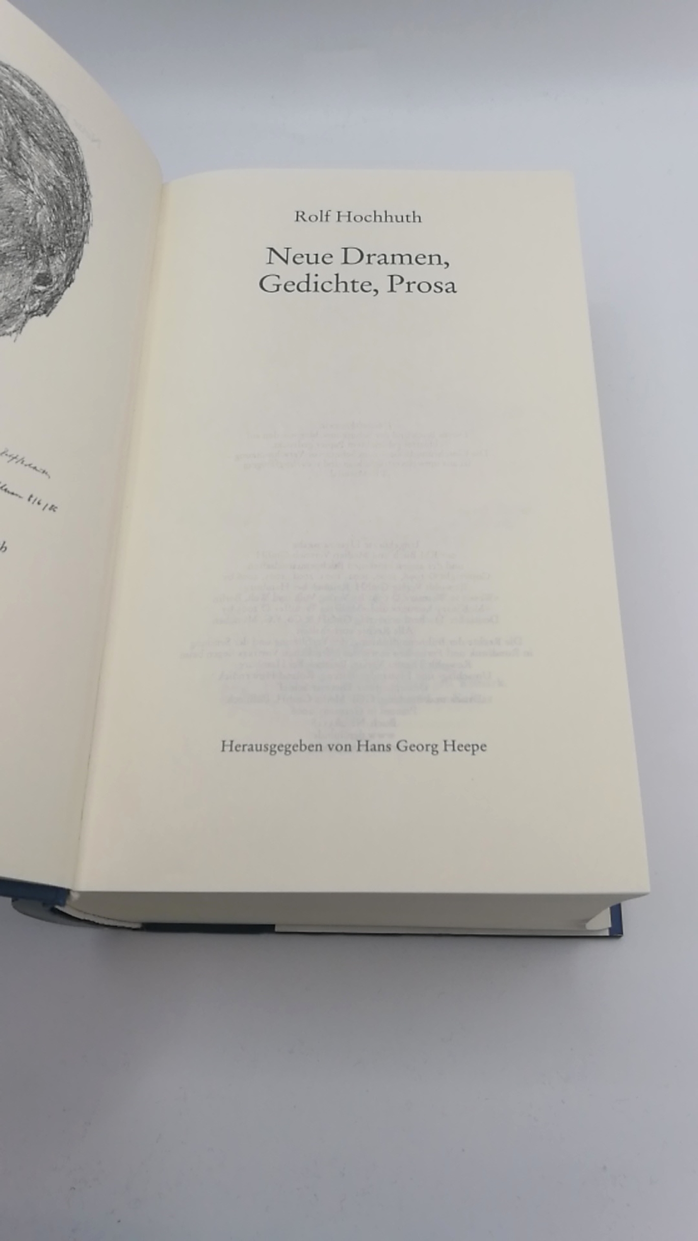 Heepe, Hans Georg (Hrsg.): Hochhuth. Neue Dramen, Gedichte, Prosa.