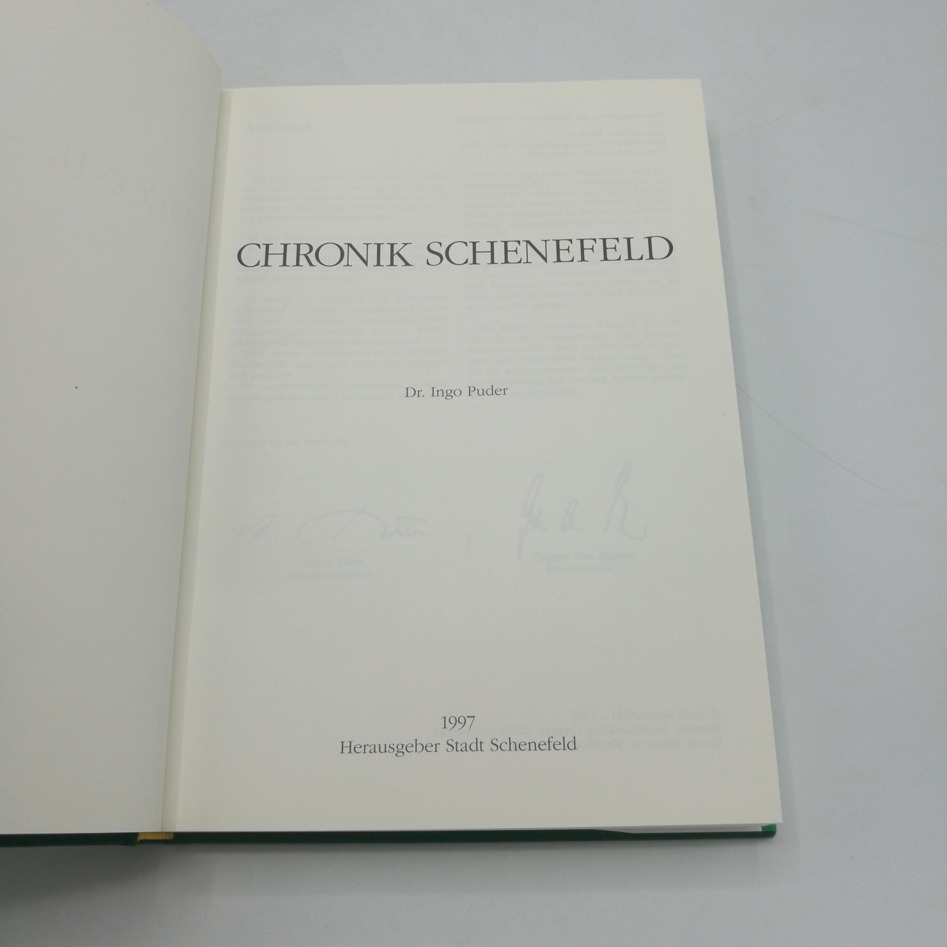 Puder, Ingo (Verfasser): Chronik Schenefeld / Ingo Puder. Hrsg. Stadt Schenefeld 