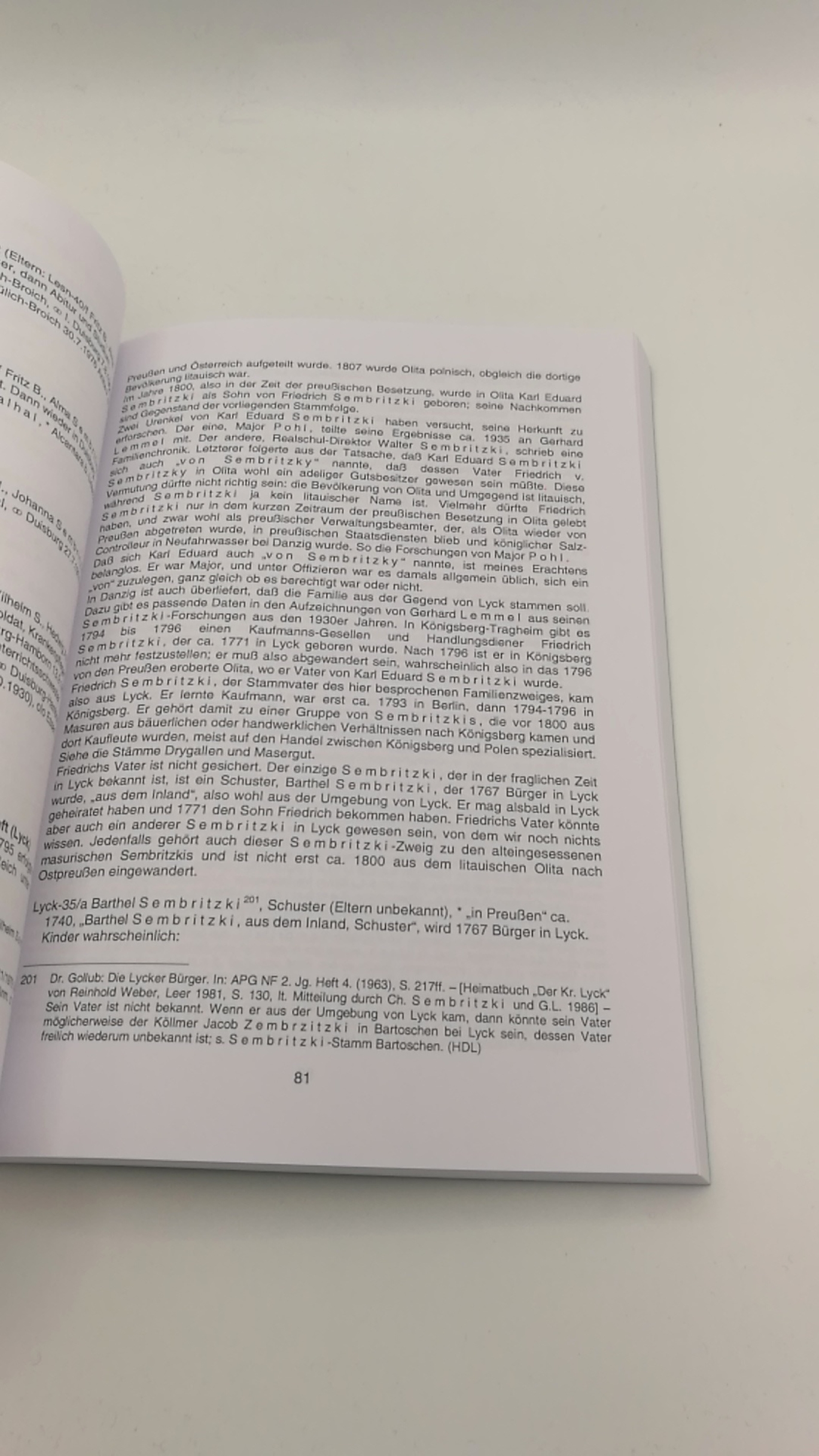 Verein für Familienforschung in Ost- und Westpreußen (Hrsg.): Altpreußische Geschlechterkunde. Familienarchiv. Band 30