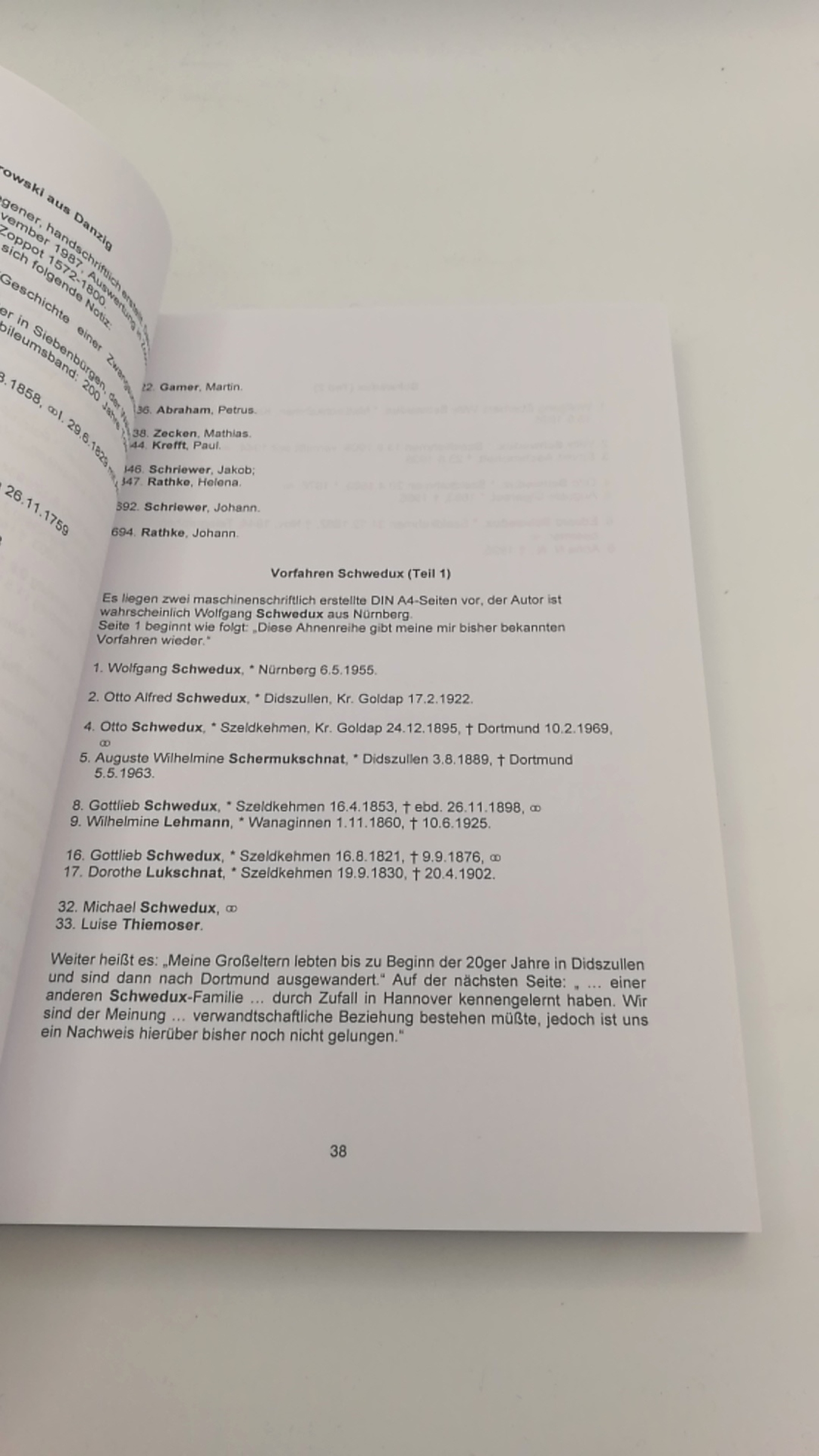 Verein für Familienforschung in Ost- und Westpreußen (Hrsg.): Altpreußische Geschlechterkunde. Familienarchiv. Band 41