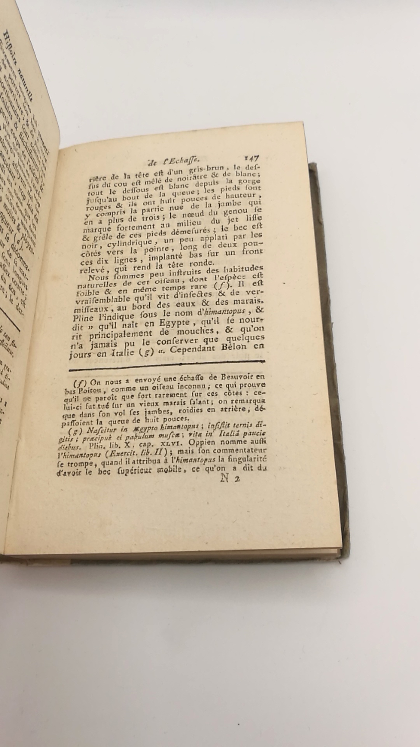 Le Comte de Buffon (Hrsg.): Historie naturelle générale et particuliere. Oiseaux, Tome XV [15]