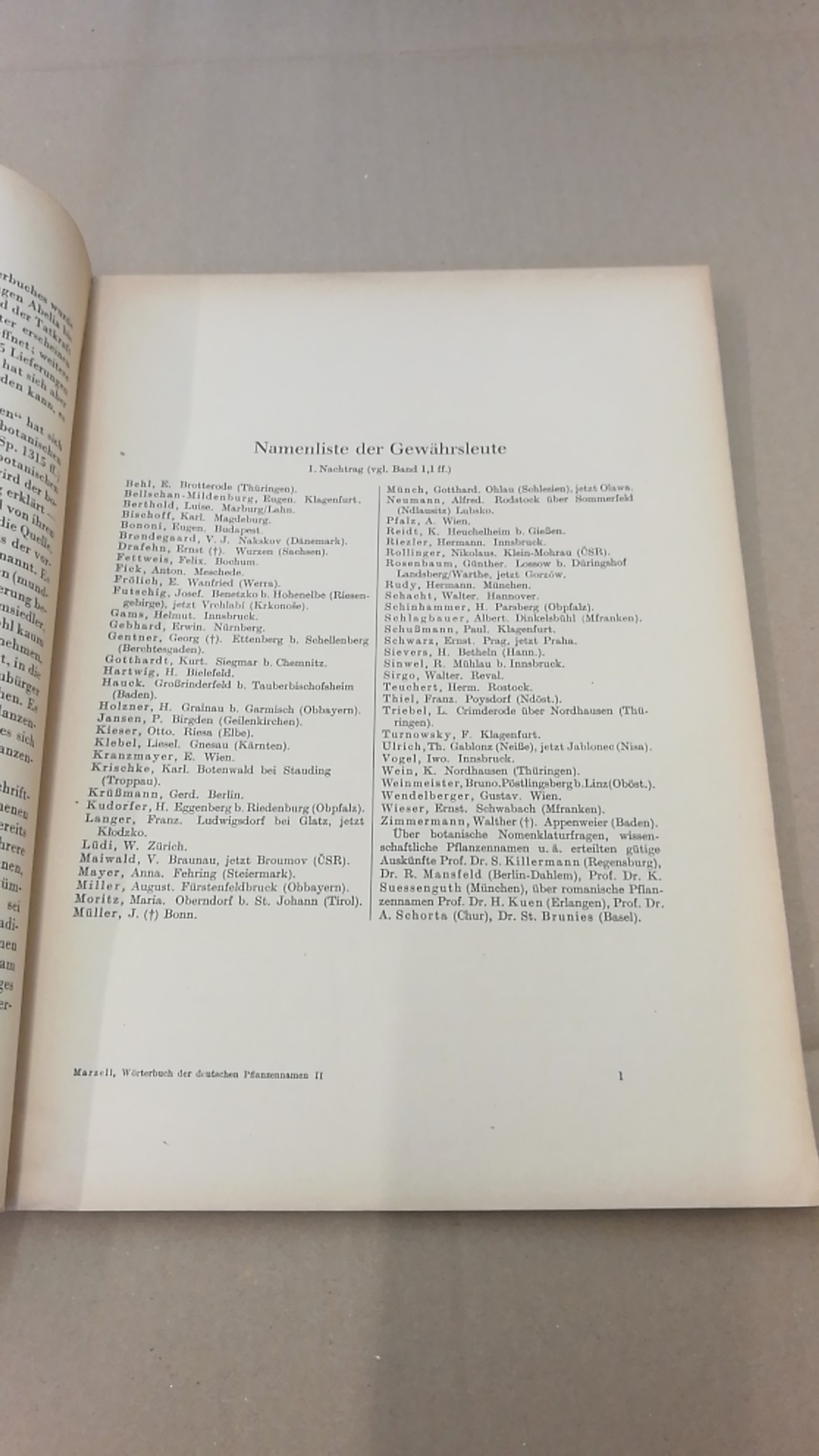 Marzell, Heinrich: Wörterbuch der Deutschen Pflanzennamen. Lieferung 10 (Band 2. Lieferung 1) Daboecia-Draba