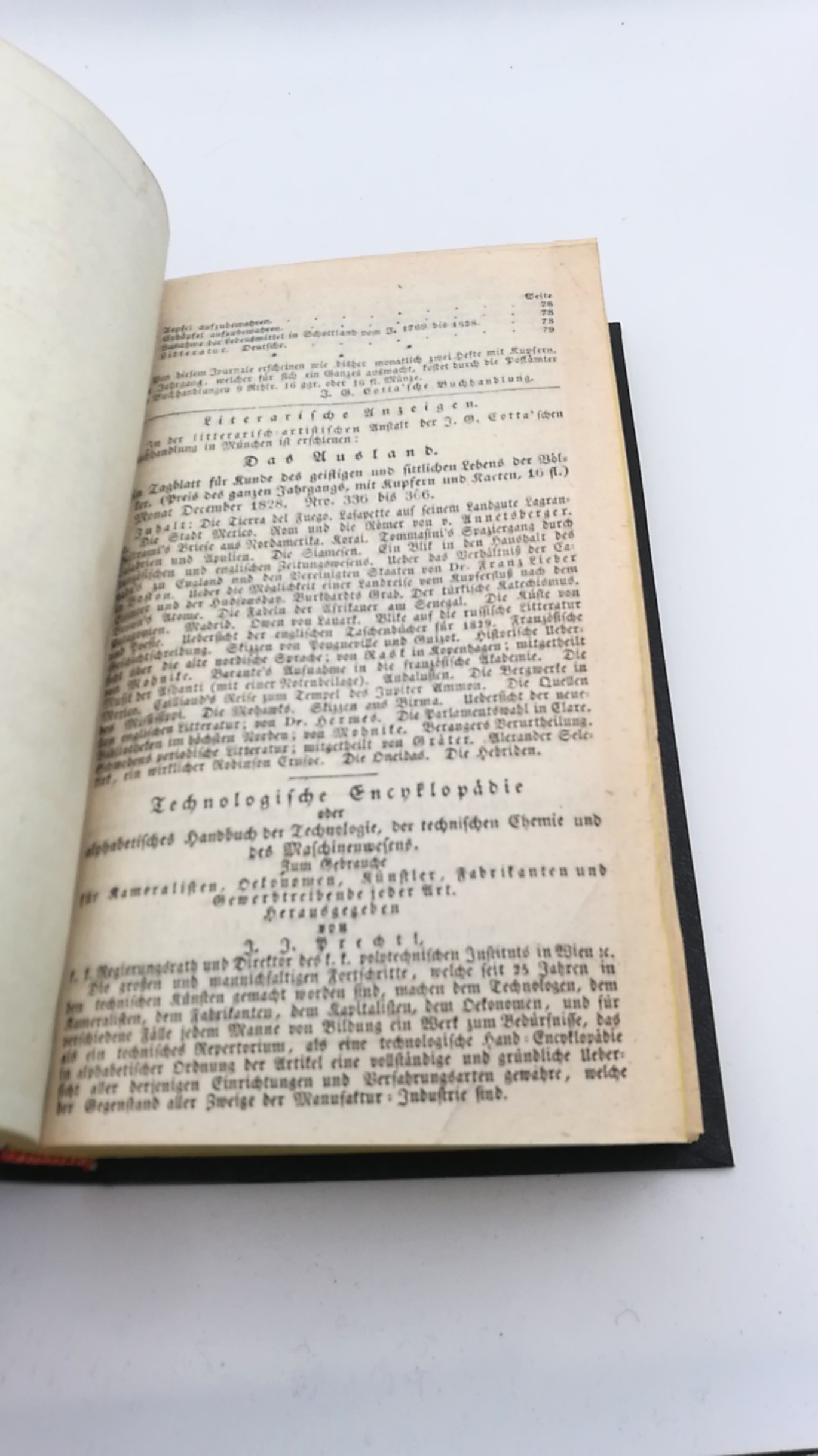 Dingler, Johann Gottfried (Hrgs.): Polytechnisches Journal. Band XXXI. [31.] Heft 1-6 (=vollst. Jahrgang) Eine Zeitschrift