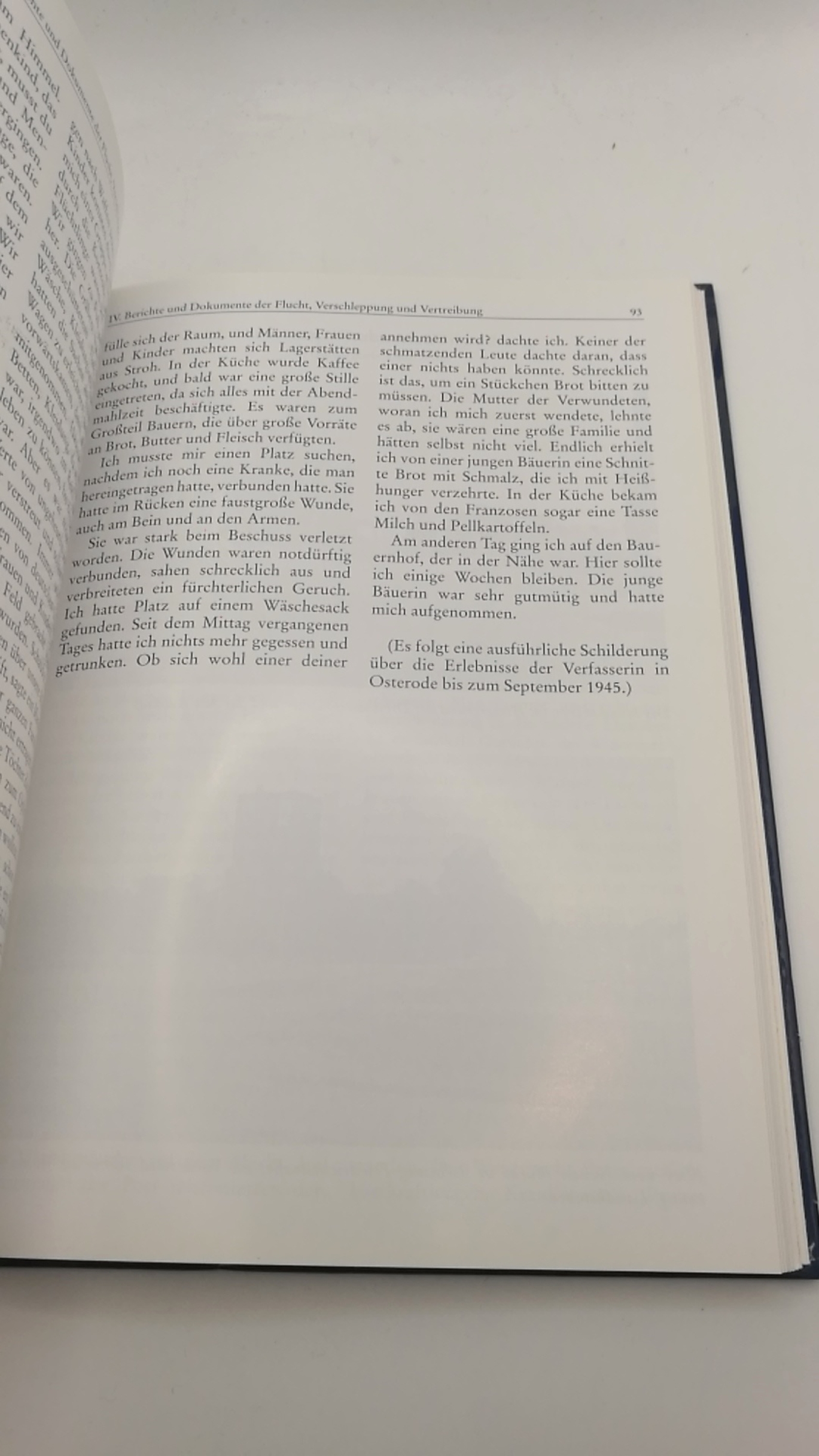 Kreisgemeinschaft Osterode Ostpreußen (Hrsg.), : Flucht und Vertreibung aus dem Kreis Osterode Ostpreußen 1945 Eine Dokumentation.