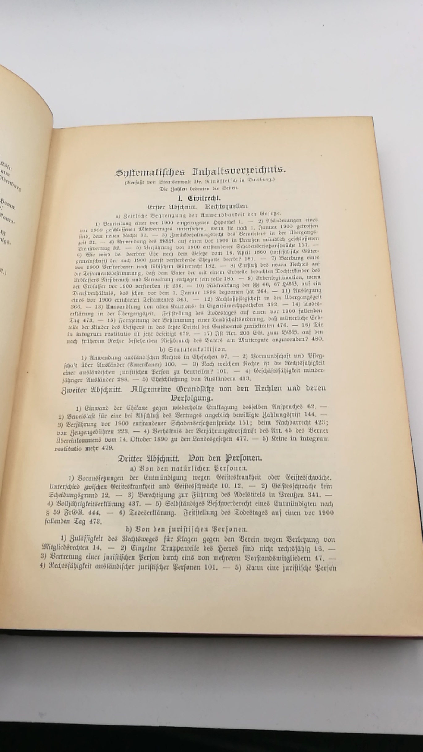 Mugdan / Falkmann, B. / R. (Hrsg.): Die Rechtsprechung der Oberlandesgerichte auf dem Gebiete des Zivilrechts. 5. Band 1902 (Zweites Halbjahr)