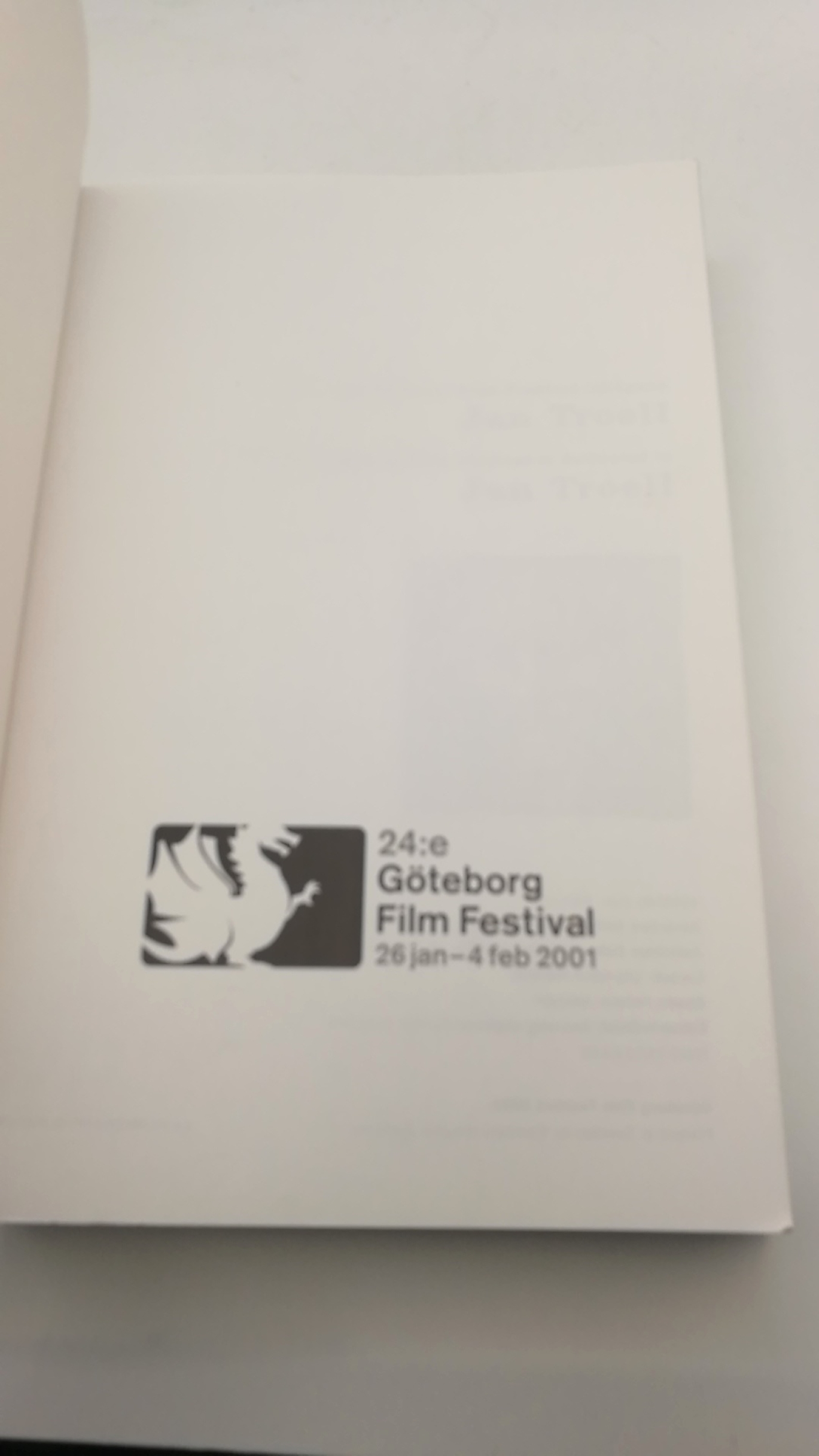  Göteborg Film Festival (Hrsg.): 24th Göteborg Film Festival January 26 - February 4. 2001