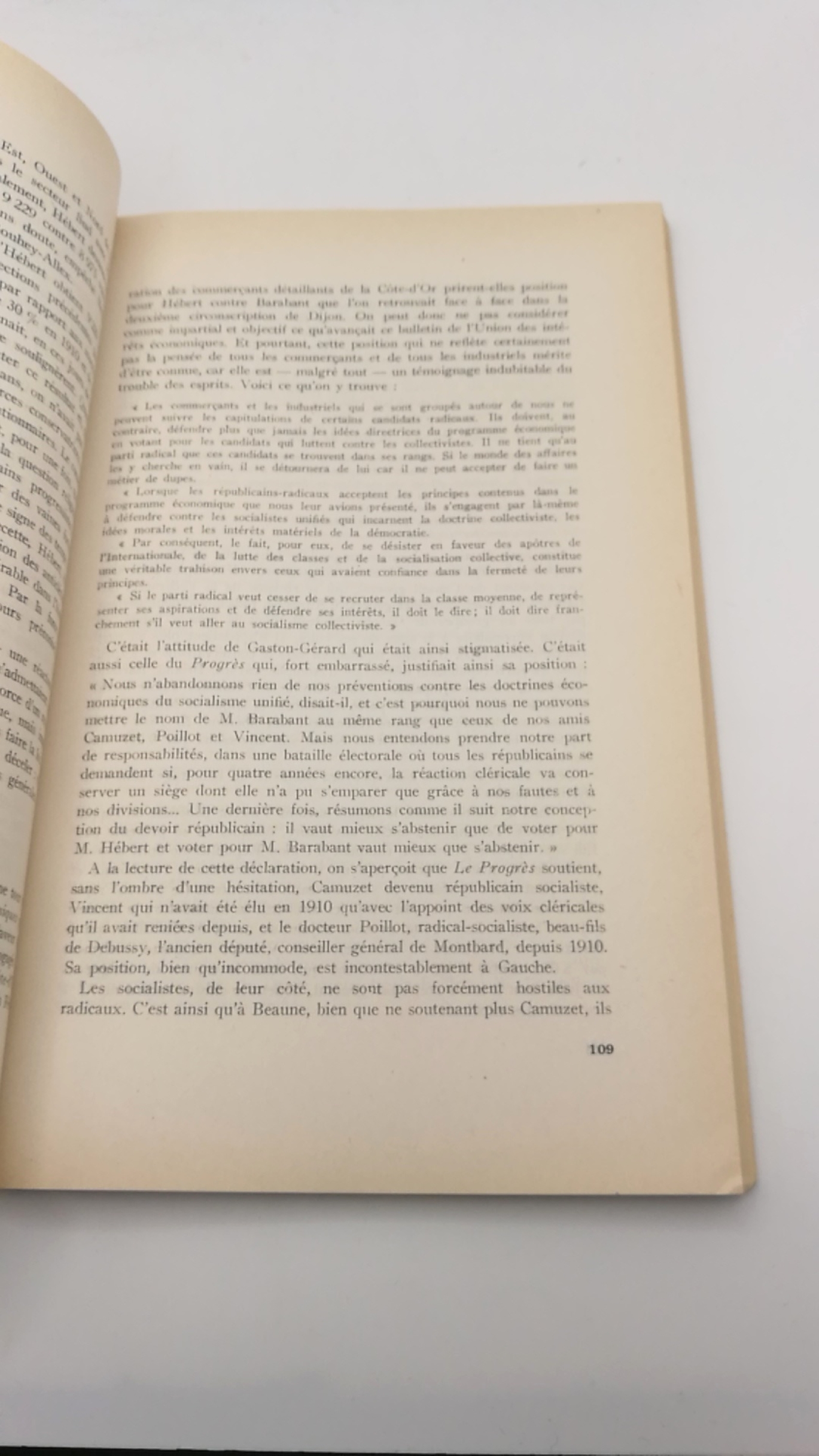 Long, R.: Les elections legislatives en Cote-d Or depuis 1870 Essai d interpretation sociologique