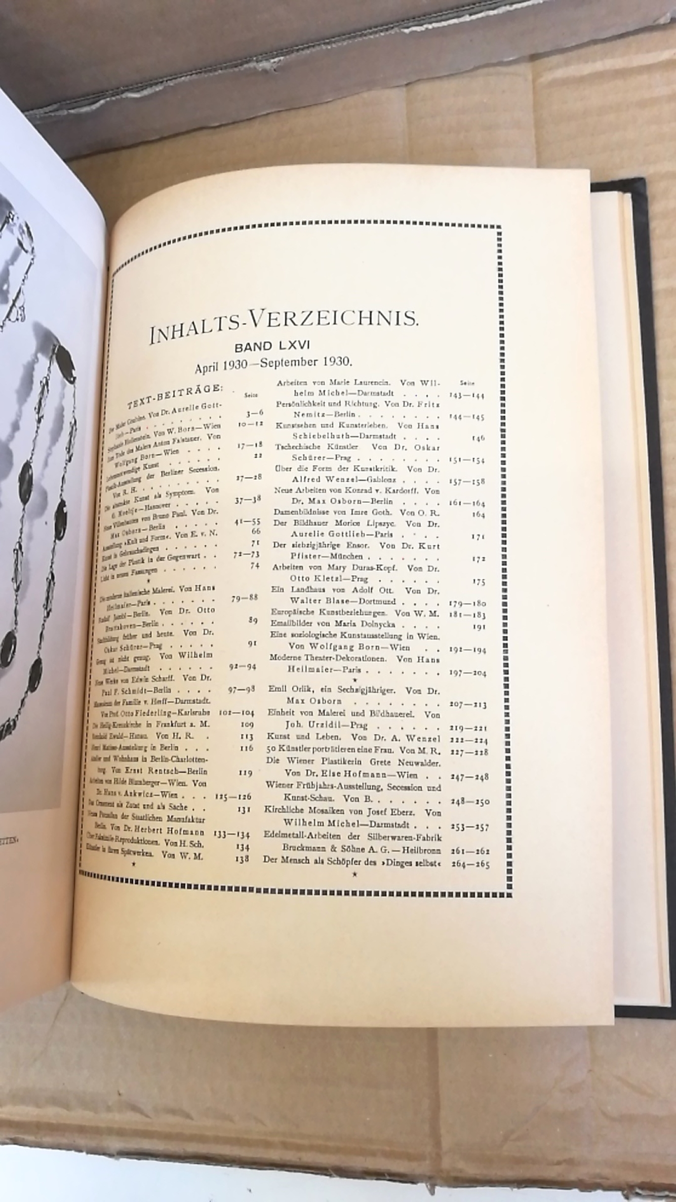 Koch, Alexander (Hrgs.): Deutsche Kunst und Dekoration. Band 65 u. 66 (=2 Bände in 1 Buch) Illustrierter Monatshefte für moderne Malerei, Plastik, Architektur, Wohnungskunst und künstlerische Frauenarbeiten