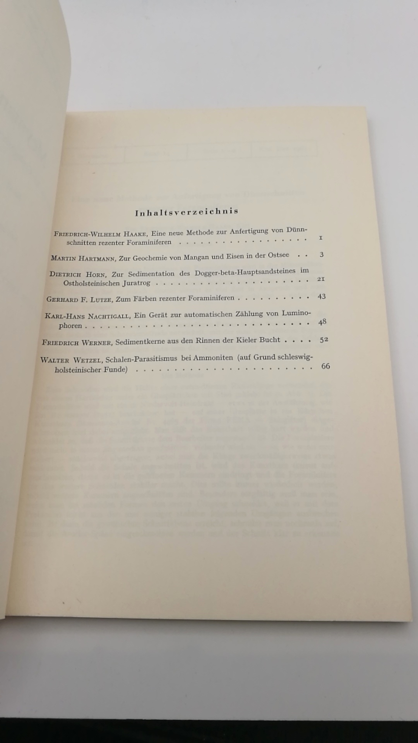 Guenther, Ekke W. (Hrgs.): Meyniana. Band 14 Veröffentlichung aus dem Geologischen Institut der Universität Kiel