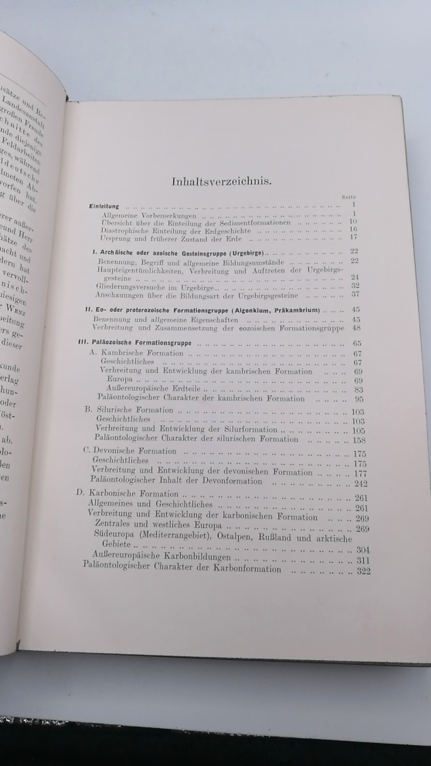 Kayser, Emanuel: Lehrbuch der Geologie.  4 Bände (=vollst.) I. und II. Band: Allgemeine Geologie // III. und IV. Band: Geologische Formationskunde