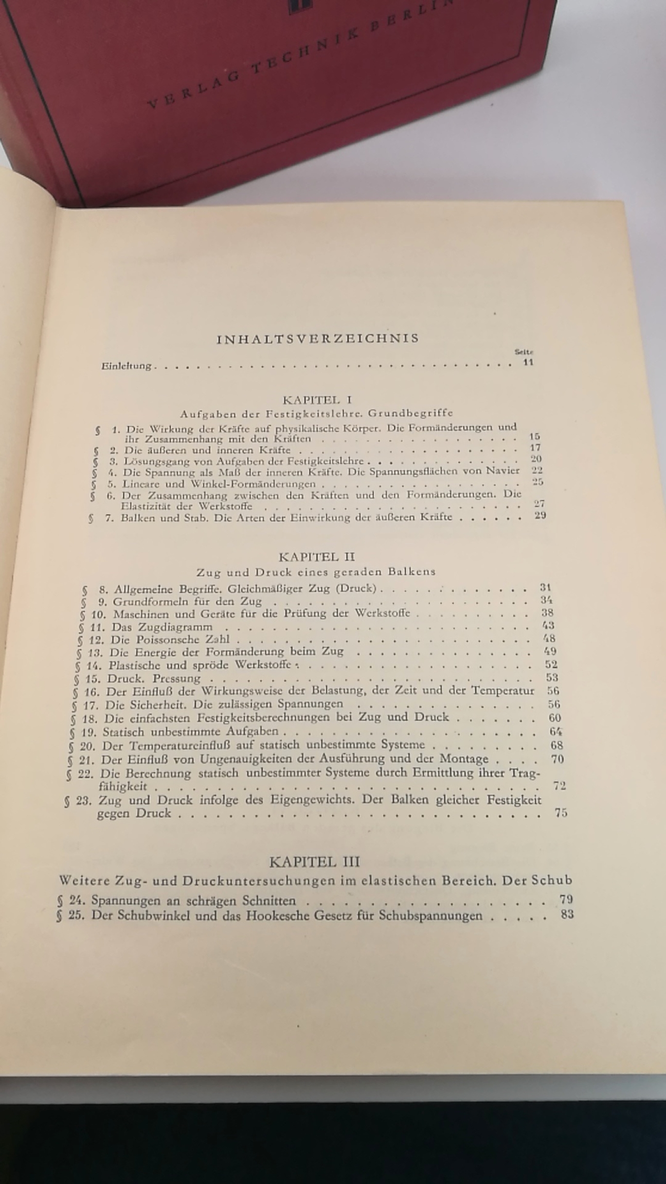 Filonenko-Boroditsch, M.M.: Festigkeitslehre. Band I und II (=2 Bände =vollst.) 