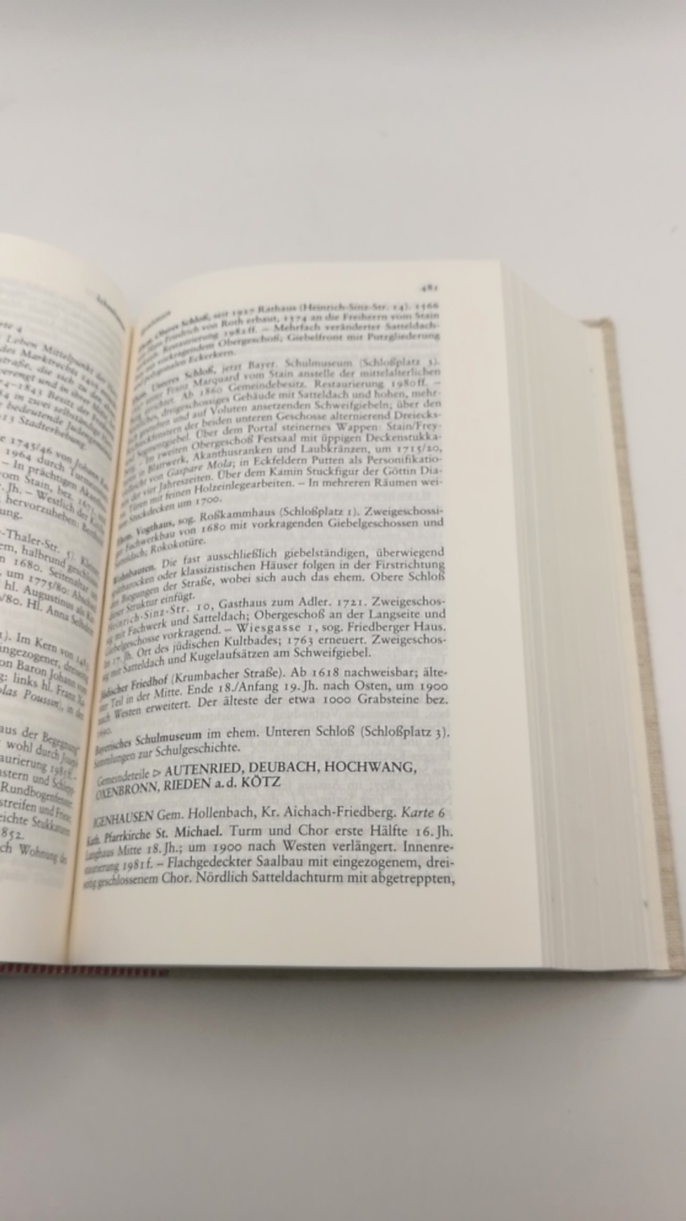 Dehio, Georg: Schwaben. Handbuch der deutschen Kunstdenkmäler. Bayern III [3]