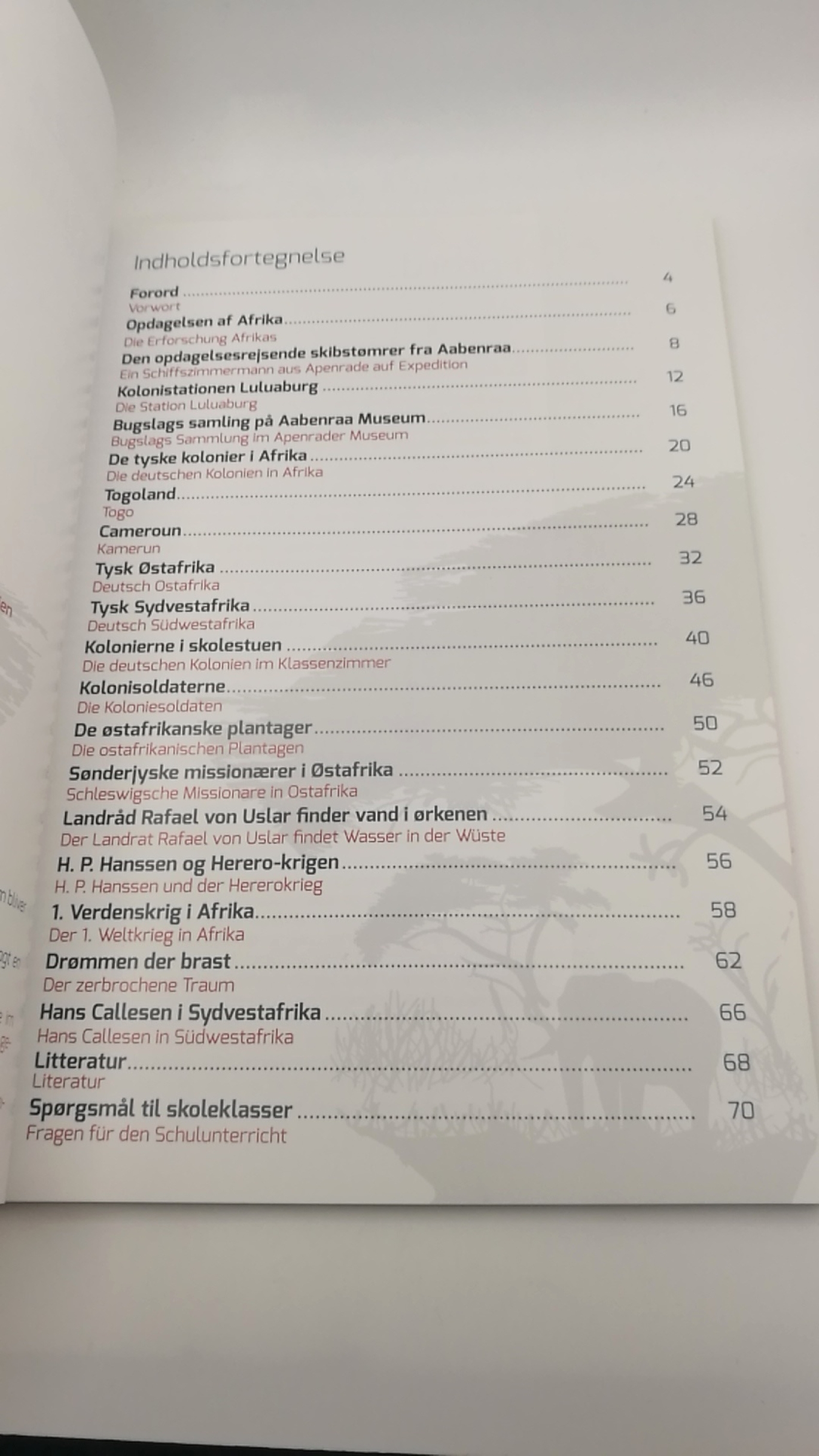 Jespersen / Robl, Mikkel Leth / Stefanie: Drommen om Afrika / Der Traum von Afrika Sonderjyderns of de tyske kolonier / Die schleswiger und die deutschen Kolonien