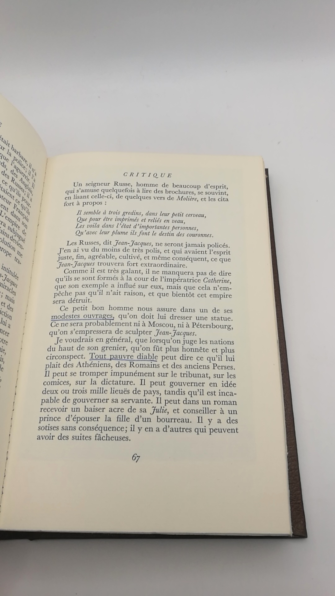 Voltaire: Mélanges philosophiques, littéraires et historiques Introduction de Pierre Gaxotte