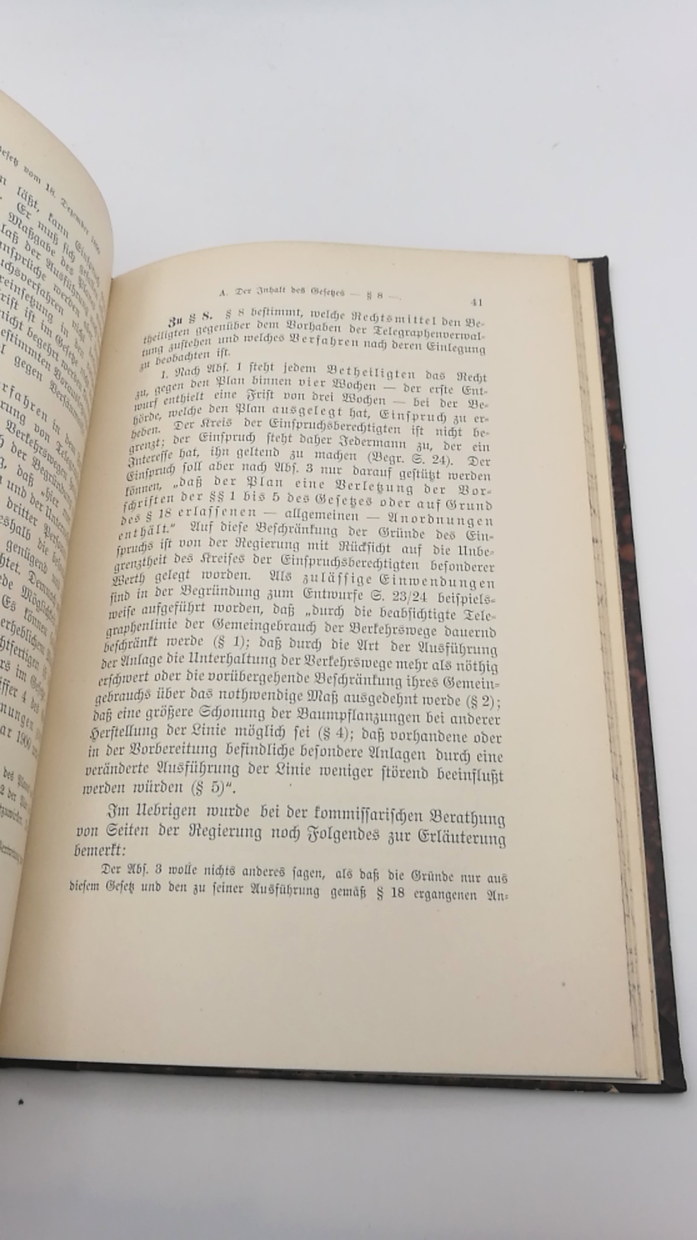 Schelcher, Dr. Walter: Das Telegraphenwege-Gesetz vom 18. Dezember 1899