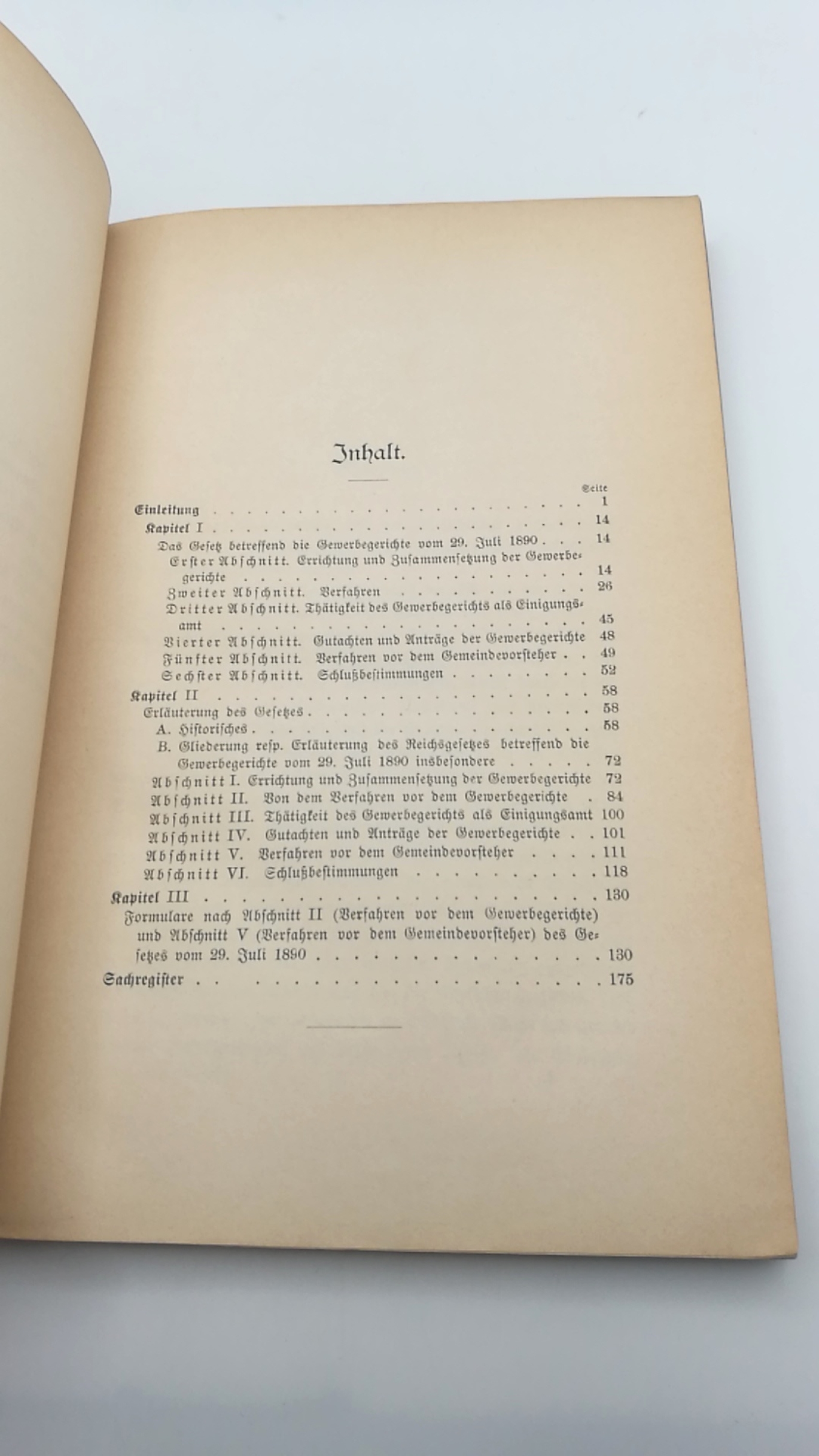 Stadtrat Otte: Die Gewerbegerichte, Einigungsämter und das Verfahren vor dem Gemeindevorsteher. Theoretische und praktische Erläuterung des Reichsgesetzes betreffend die Gewerbegerichte vom 29. Juli 1890.