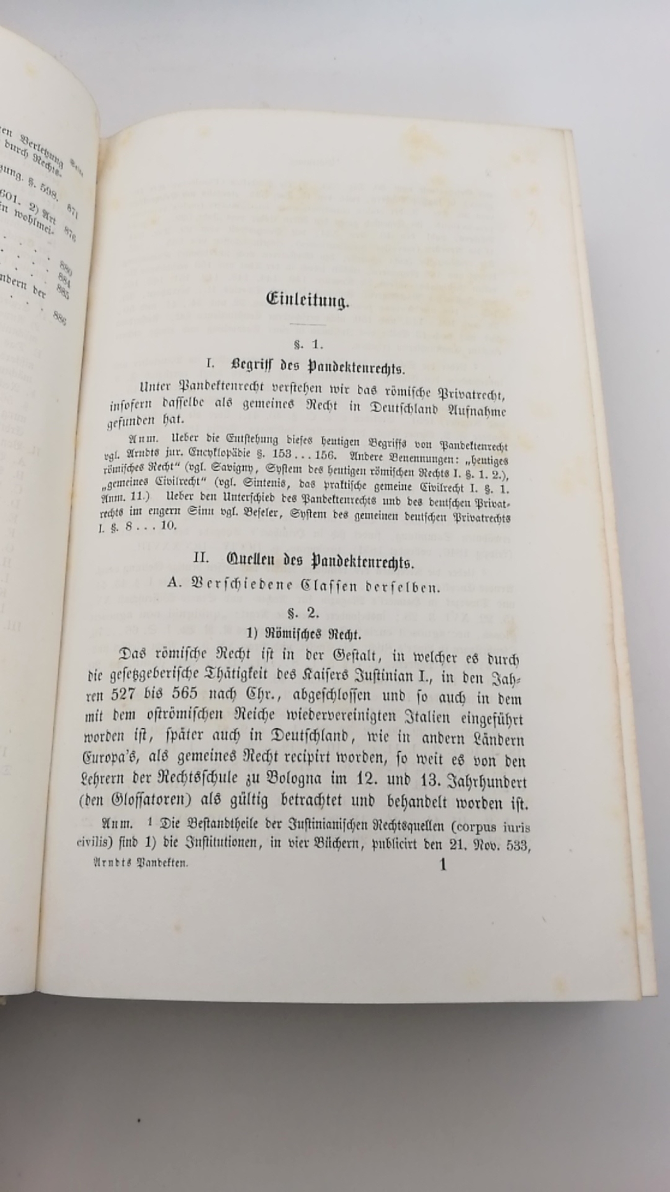 Arndts, Ludwig: Lehrbuch der Pandekten