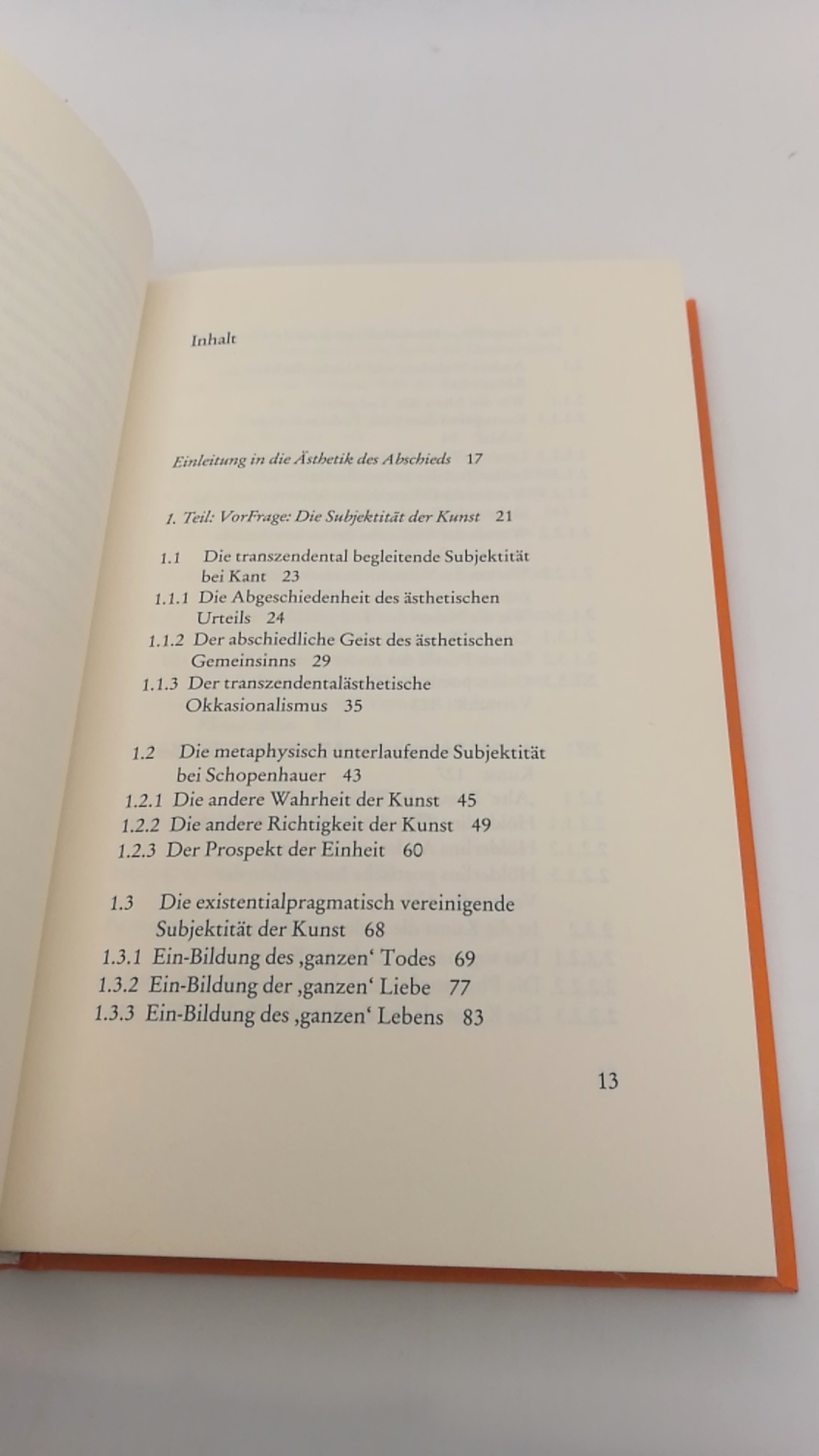 Ebeling, Hans: Ästhetik des Abschieds Kritik der Moderne