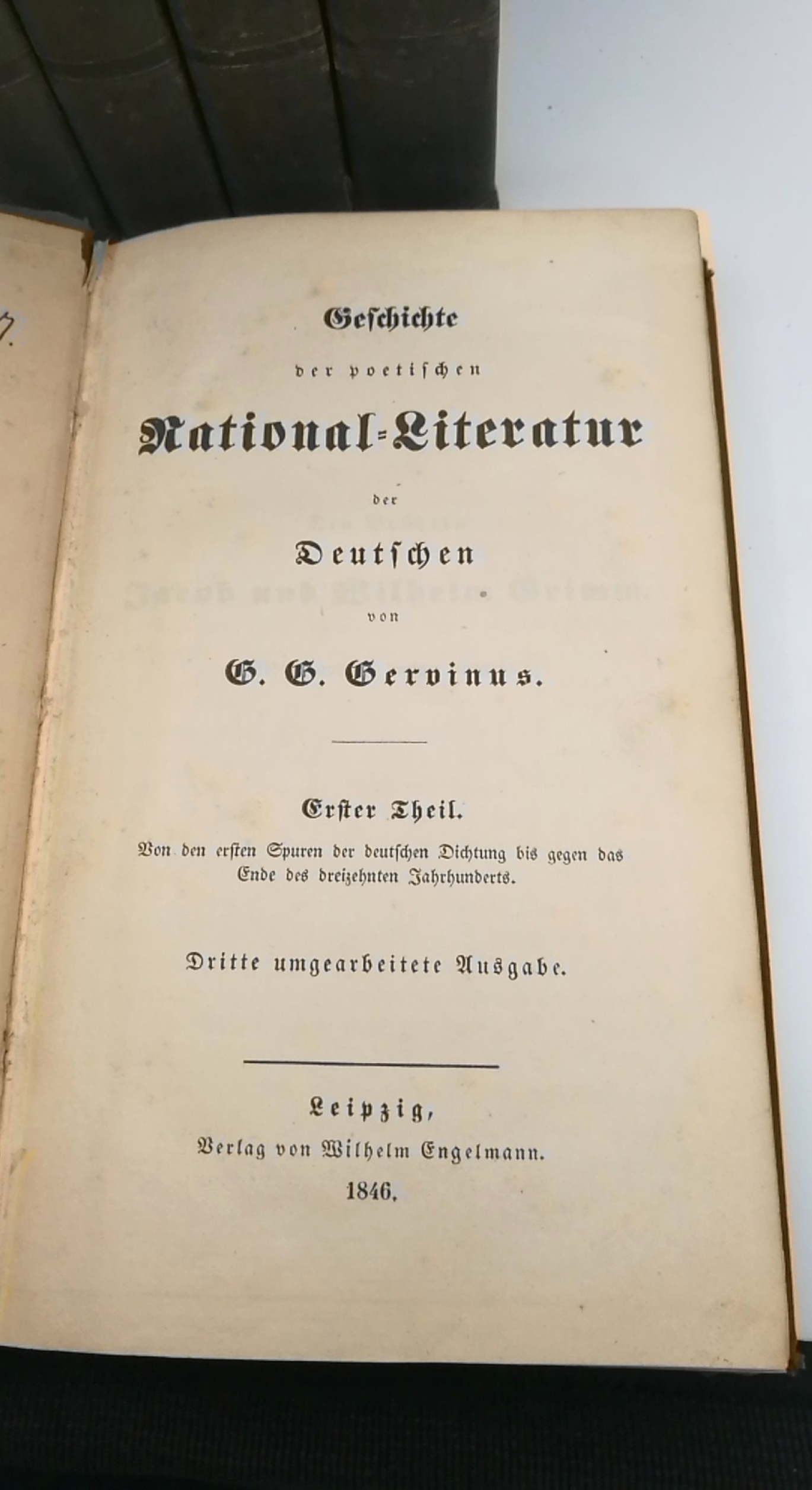 Gervinus, G. G.: Geschichte der poetischen National-Literatur der Deutschen.