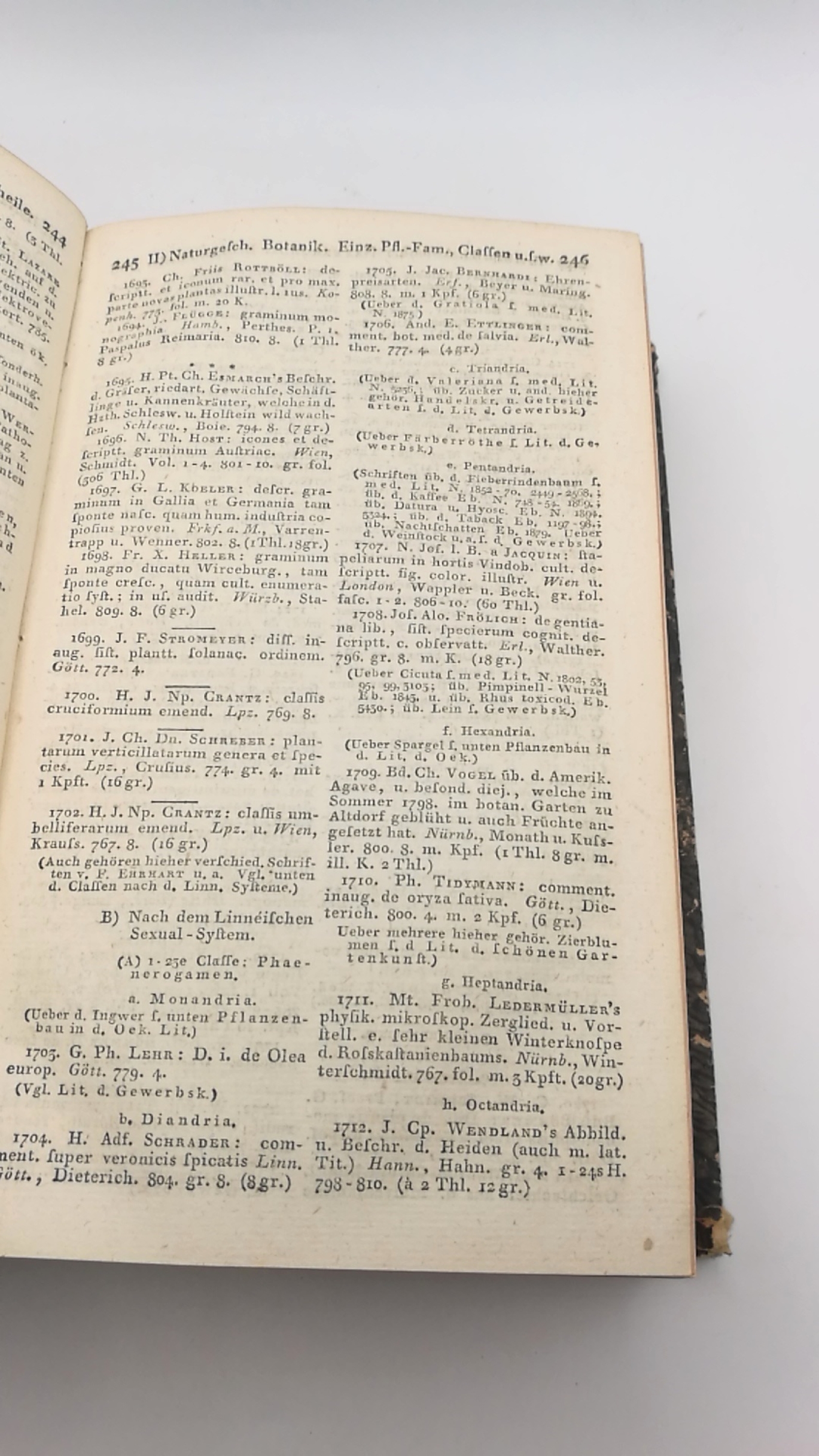 Ersch, Johann Samuel: Handbuch der deutschen Literatur seit der Mitte des achtzehnten Jahrhunderts bis auf die neuste Zeit. Zweyter [2.] Band, die letzten vier Abtheilungen wie auch die Vorrede und die allgemeinen Register zum ganzen Werke enthalten