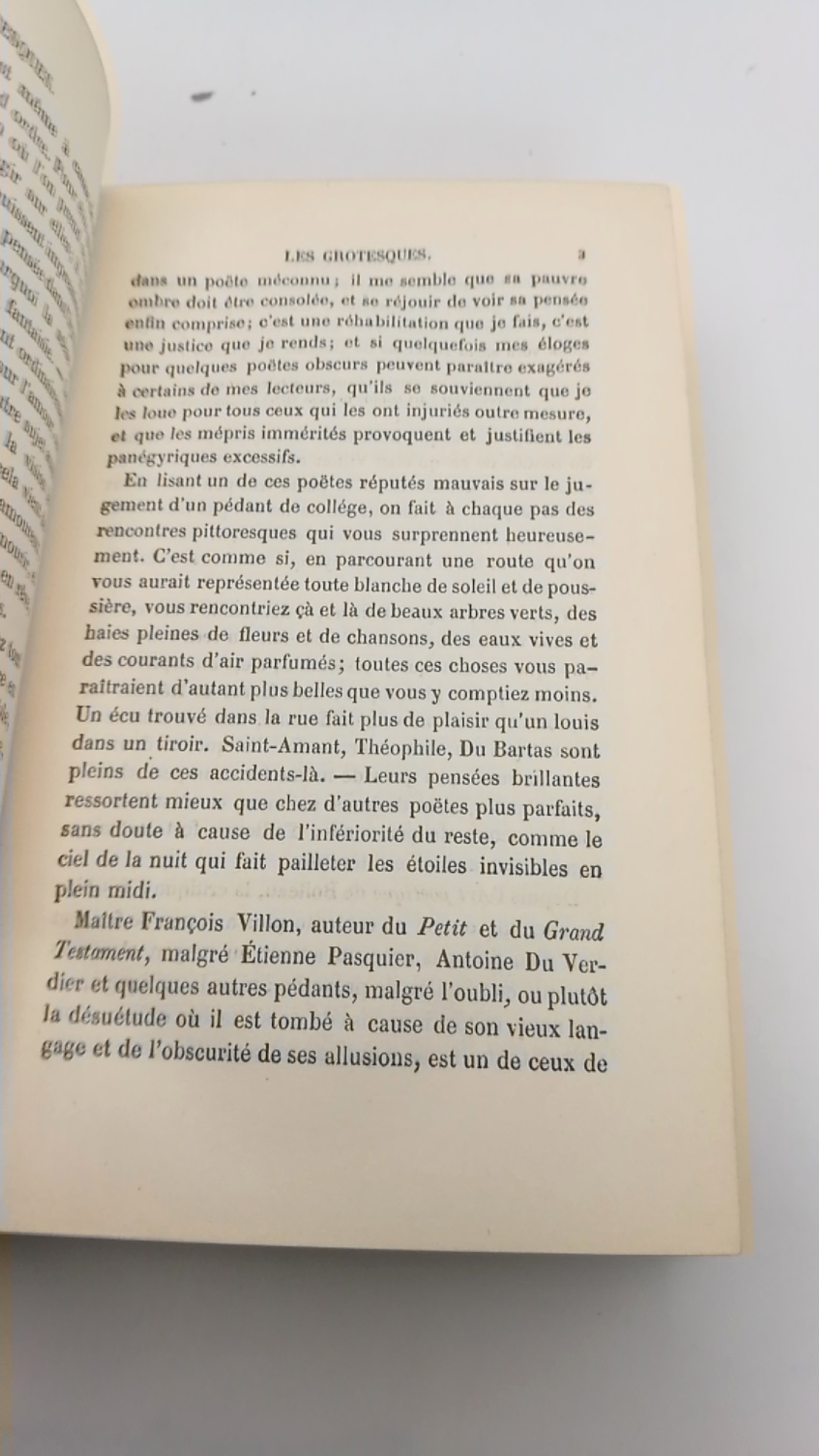 Gautier, Théophile: Les Grotesques. / L'art moder (=2 Bände in 1 Band) 