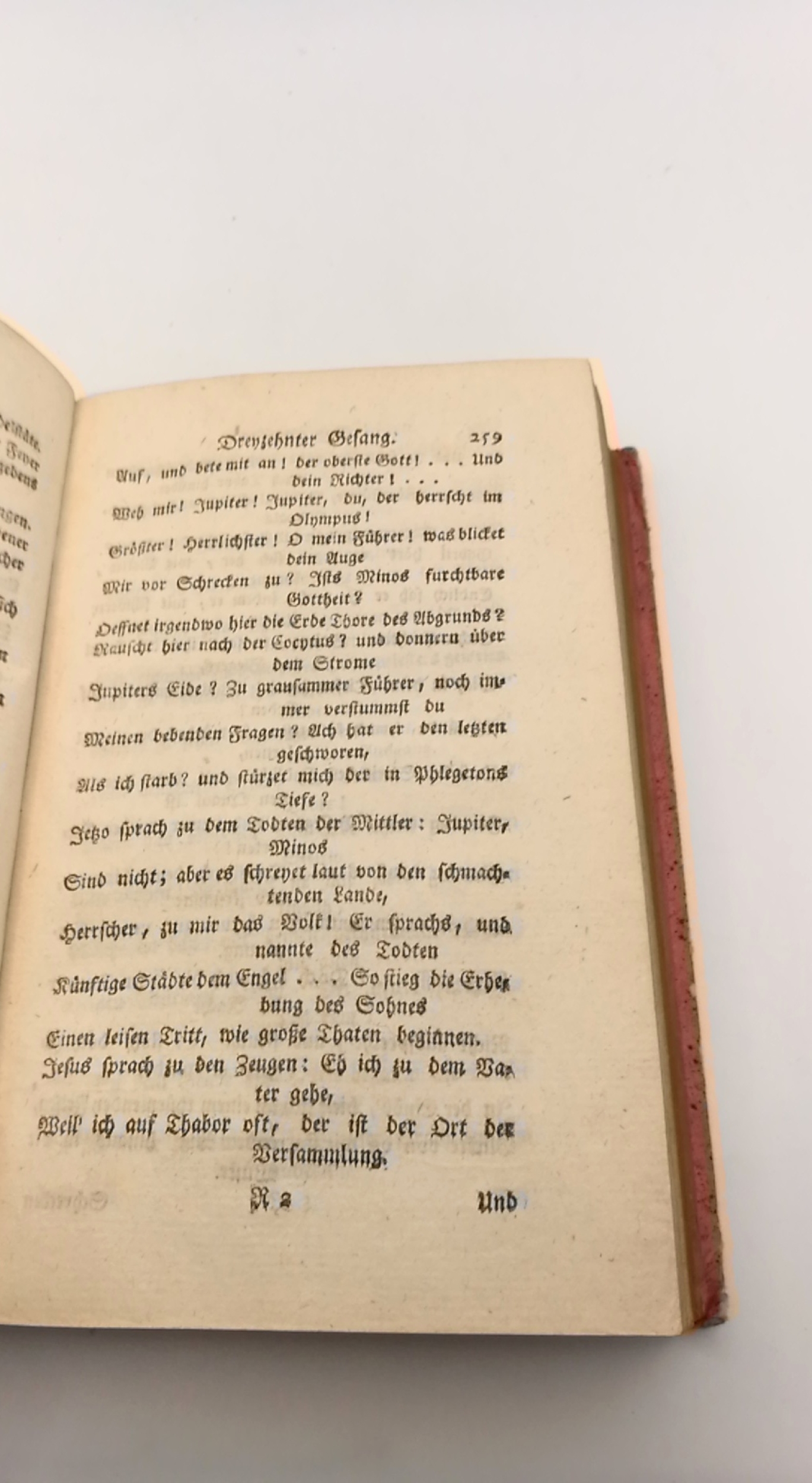 [Klopstock]: Der Messias. Dritter [3.] Band und Vierter [4.] Band (=2 Bände in 1 Buch)