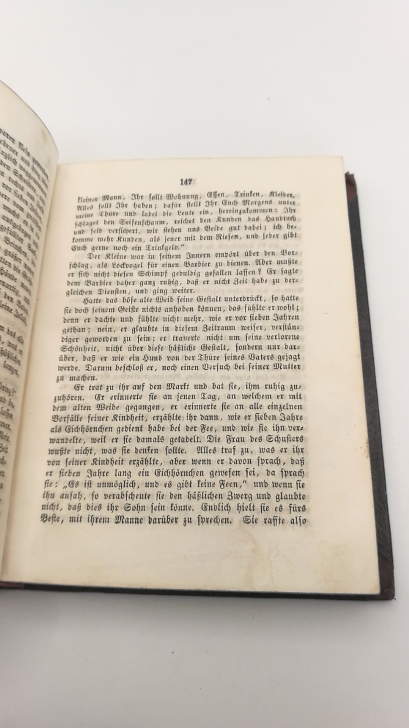 Schwab, Gustav (Hrgs.): Märchen für Söhne und Töchter gebildeter Stände / Skizzen Wilhelm Hauff's sämmtliche Werke. Vierter [4.] Band mit des Dichters Leben