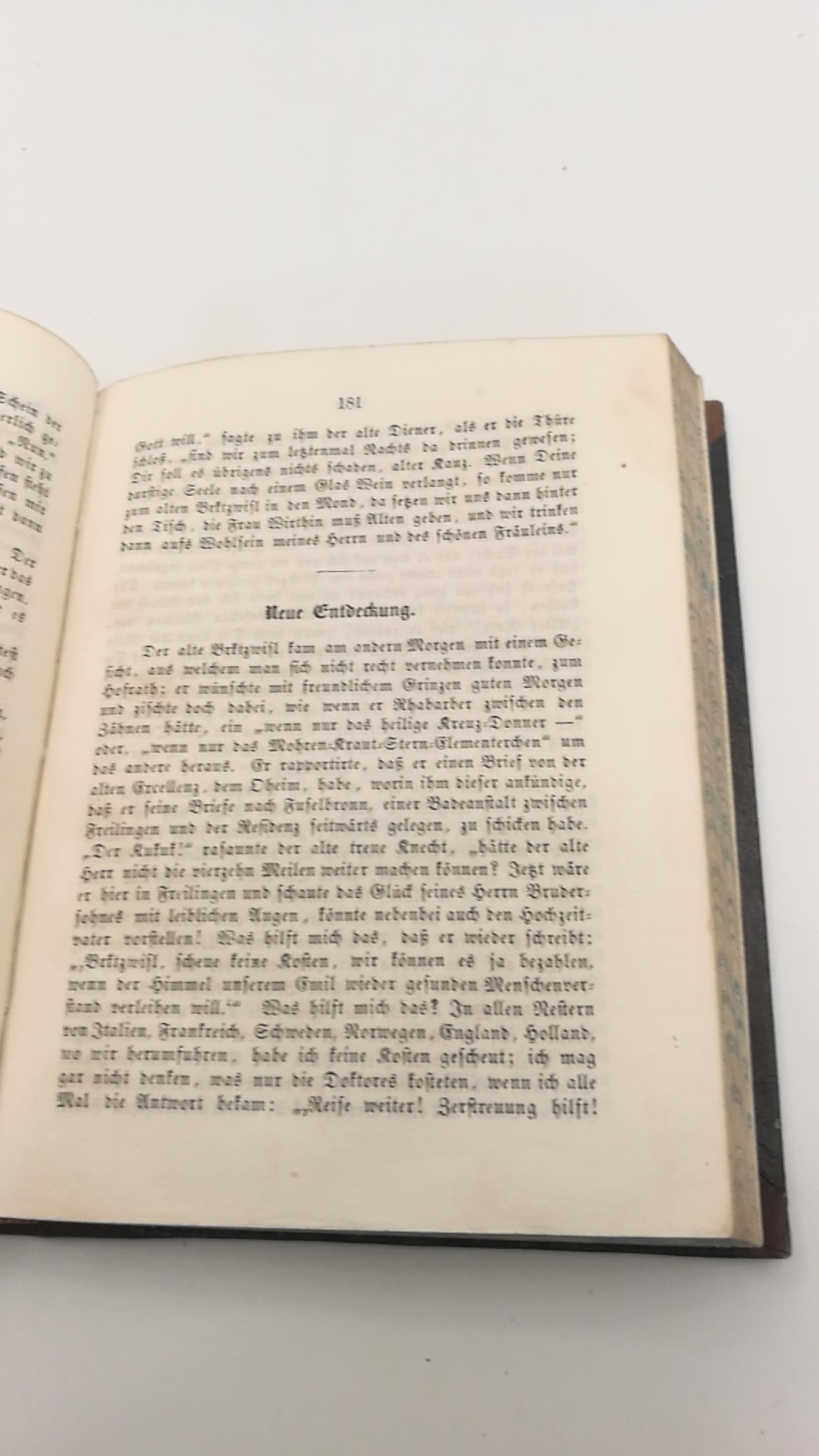 Schwab, Gustav (Hrgs.): Othello / Der Mann im Monde. Erste [1.] und Zweiter [2.] Theil Wilhelm Hauff's sämmtliche Werke. Dritter [3.] Band mit des Dichters Leben