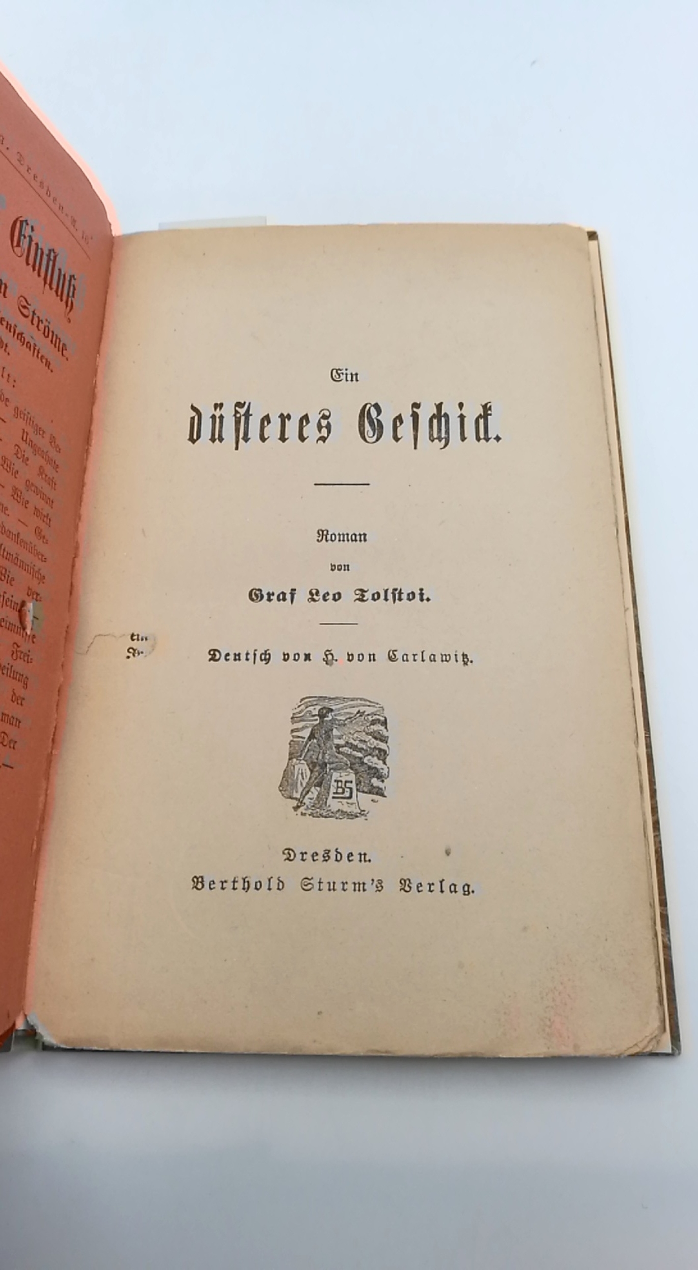 Tolstoi, Graf Leo: Ein düsteres Geschick Roman