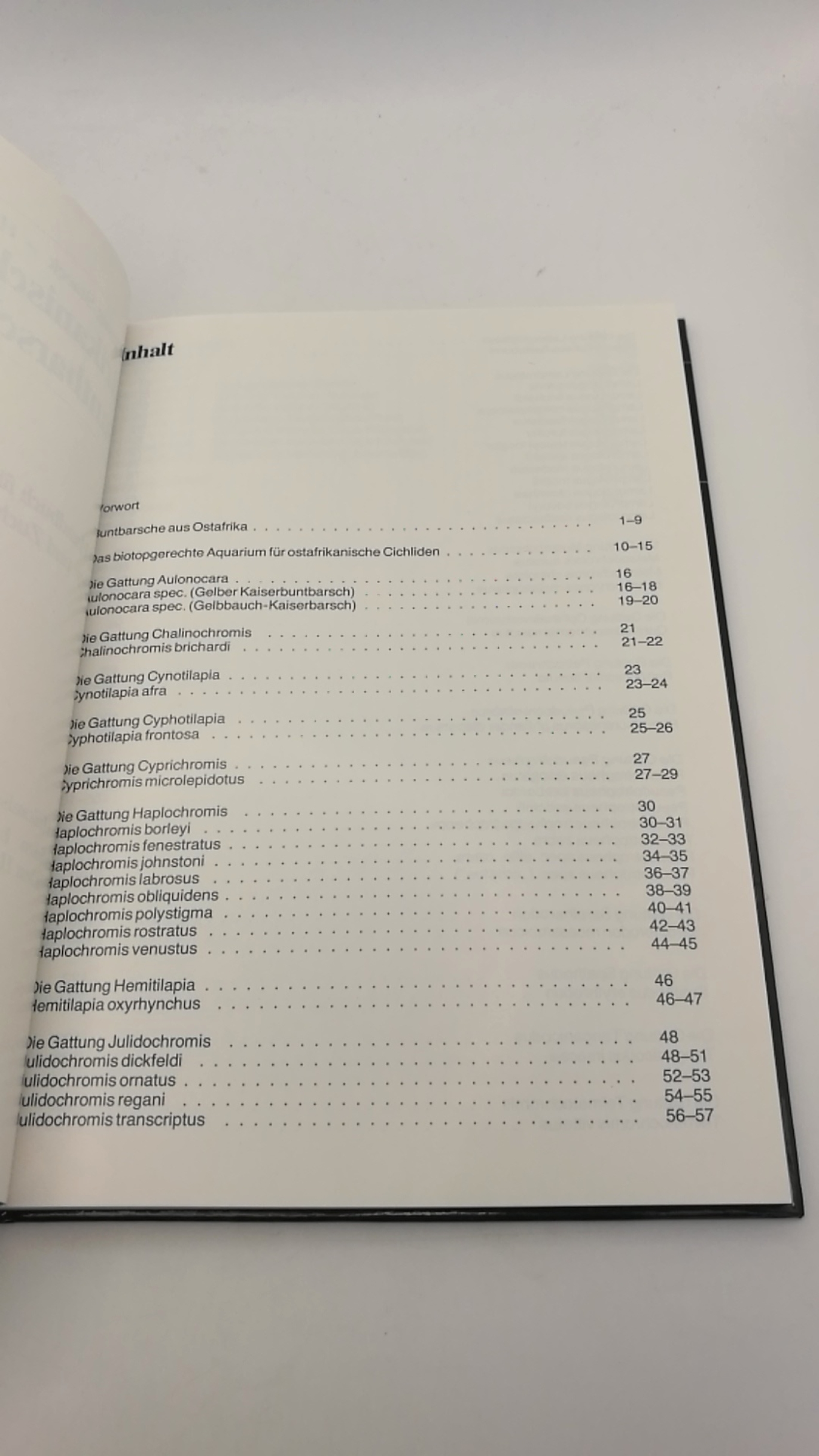 Linke / Staeck, Horst / Wolfgang: Afrikanische Cichliden I [1] und II [2] (=2 Bände)