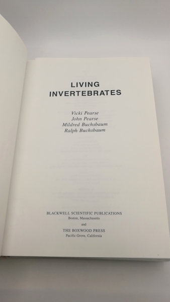 Pearse / Buchsbaum: Living Invertebrates