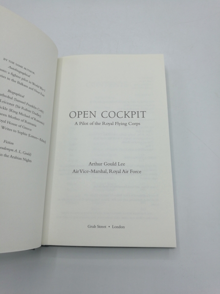 Lee, Arthur Gould: Open Cockpit