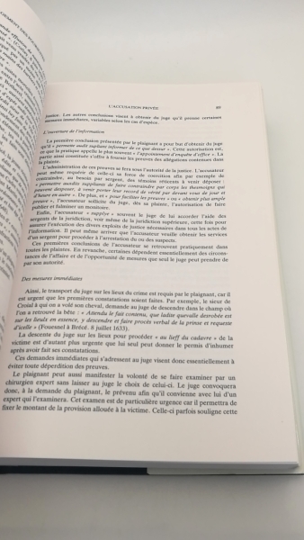 Plessix-Buisset, Christiane: Le criminel devant ses juges en Bretagne aux 16e et 17e siècles